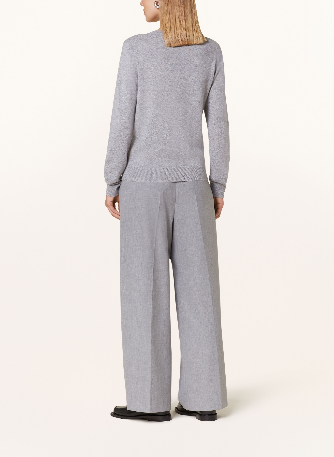 REPEAT Cashmere sweater, Color: LIGHT GRAY (Image 3)