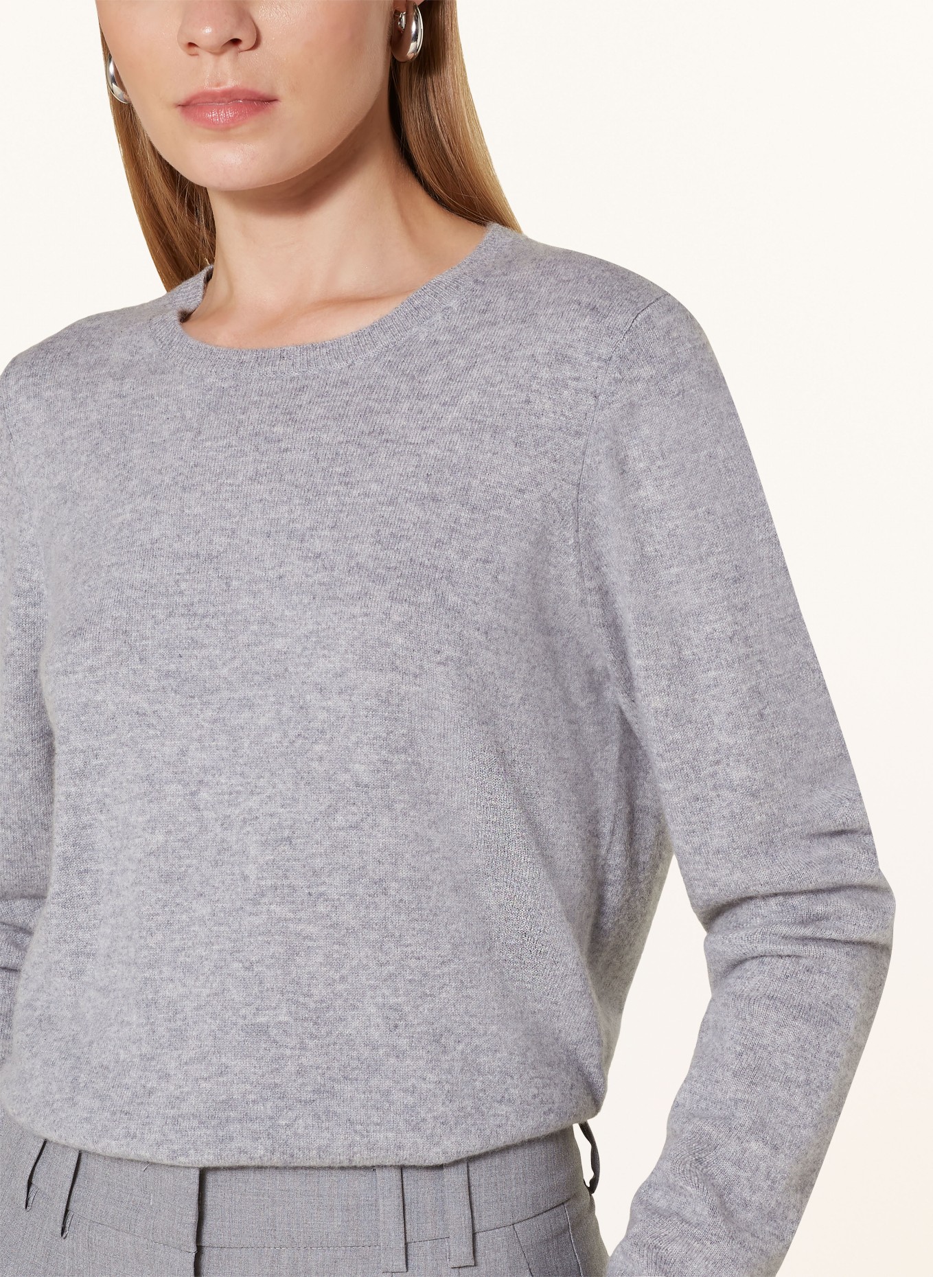 REPEAT Cashmere sweater, Color: LIGHT GRAY (Image 4)