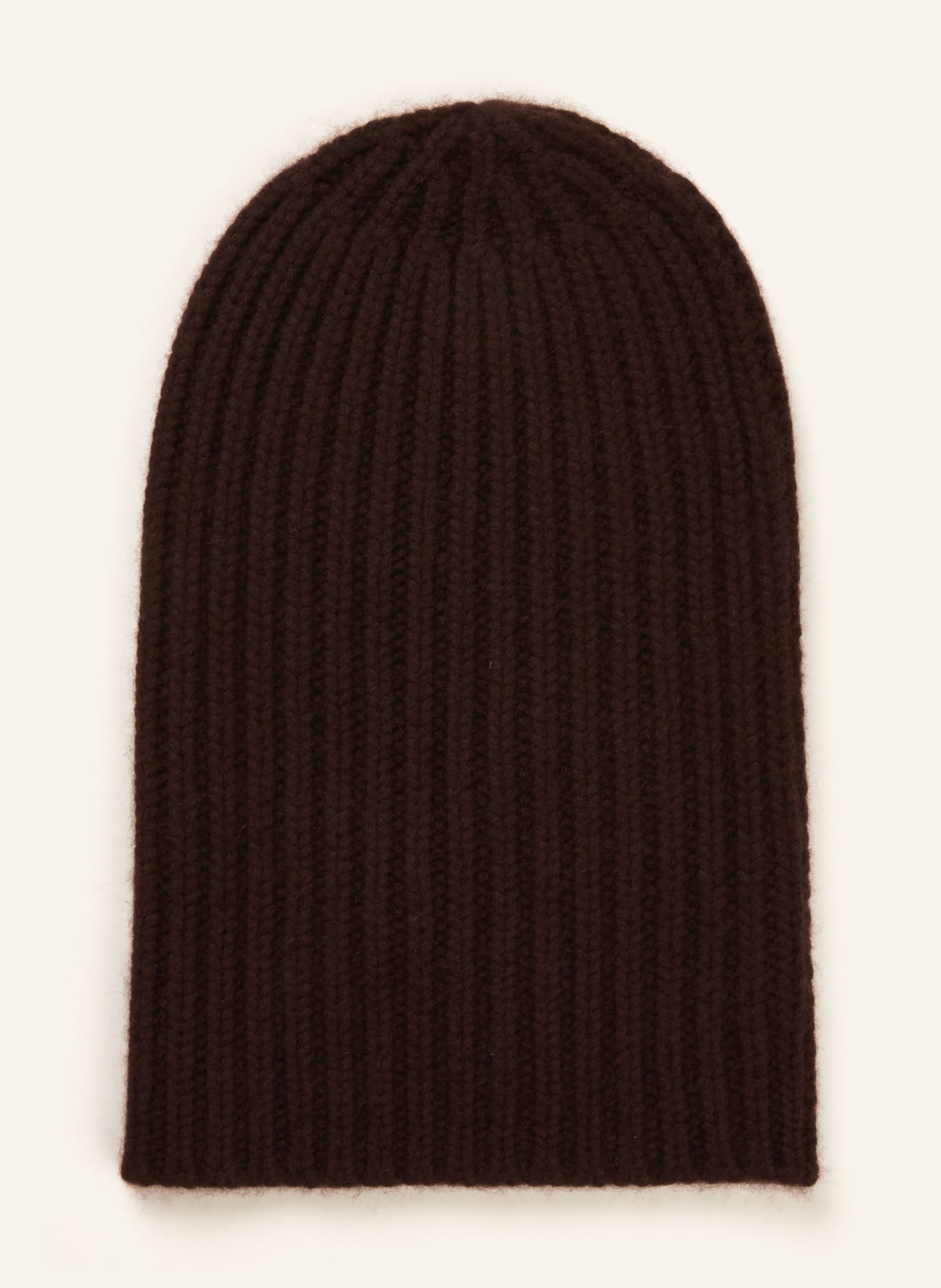HURRAY Cashmere hat: DARK BROWN