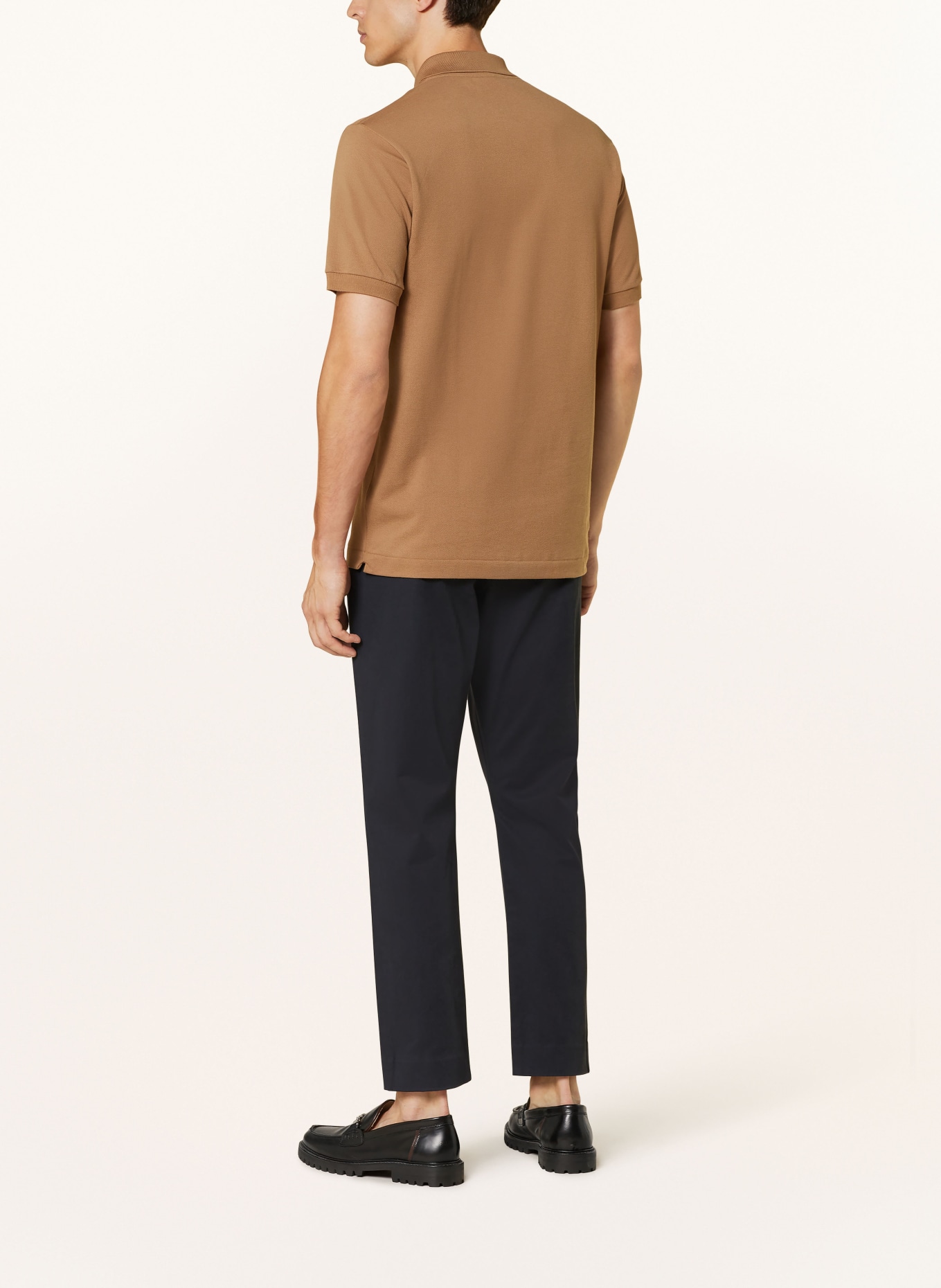 LACOSTE Polo piqué coupe classique: MARRON