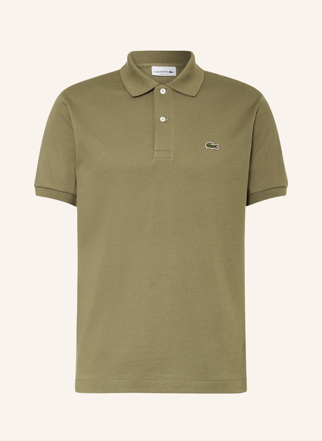 LACOSTE Polokošile z piké Classic Fit , Barva: KHAKI (Obrázek 1)