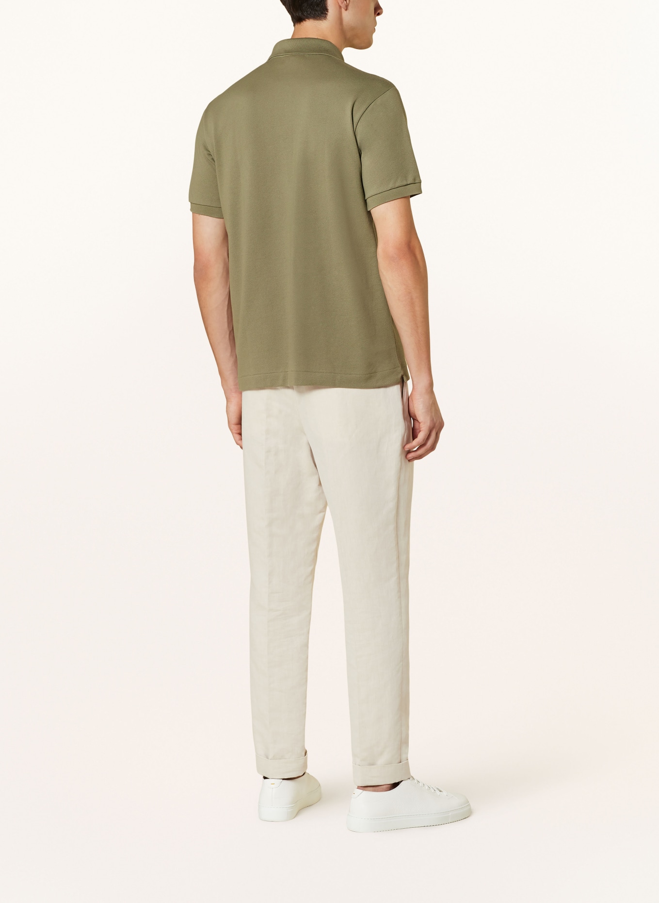 LACOSTE Polokošile z piké Classic Fit , Barva: KHAKI (Obrázek 3)