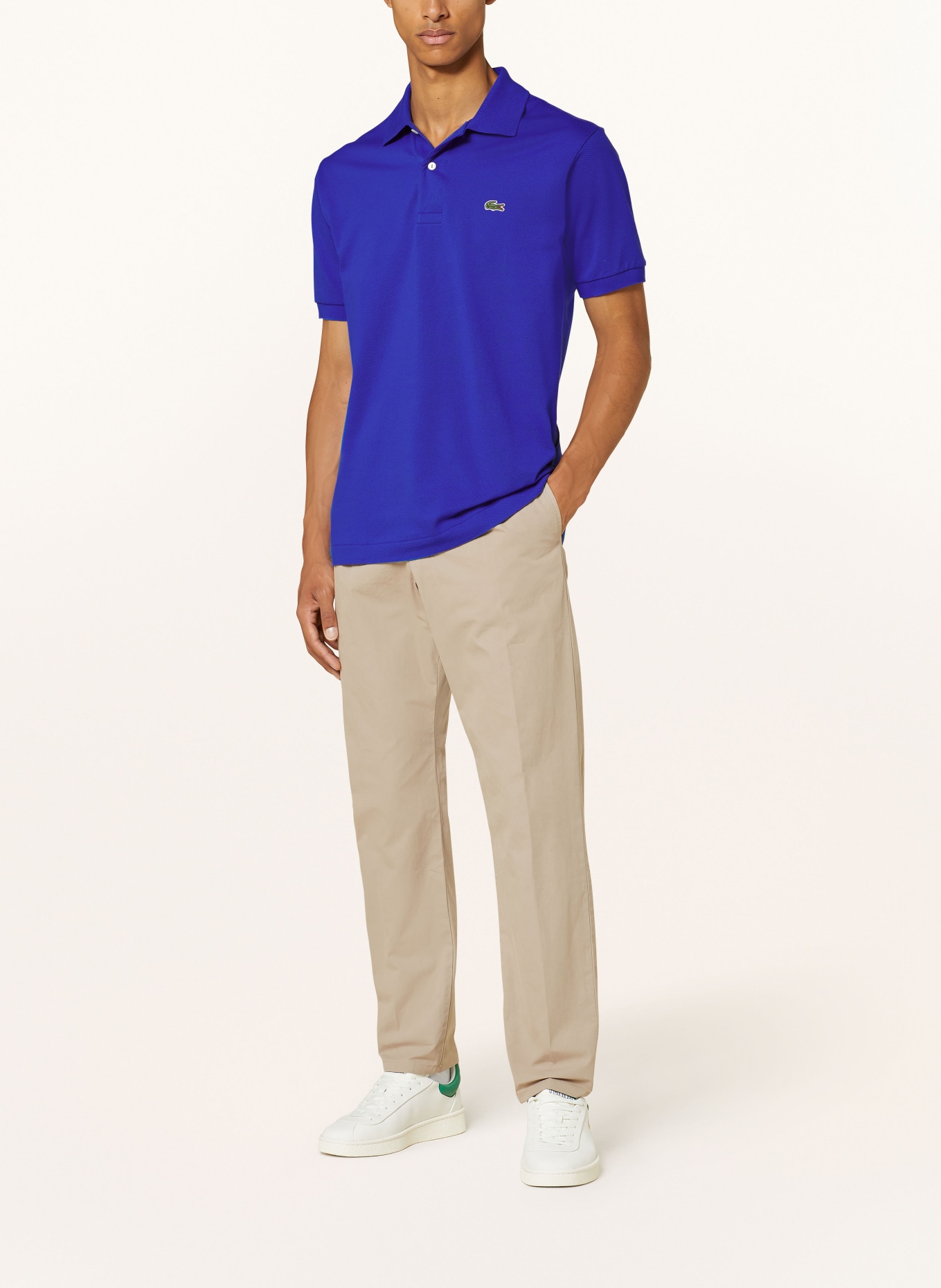 LACOSTE Piqué-Poloshirt Classic Fit, Farbe: BLAU (Bild 2)