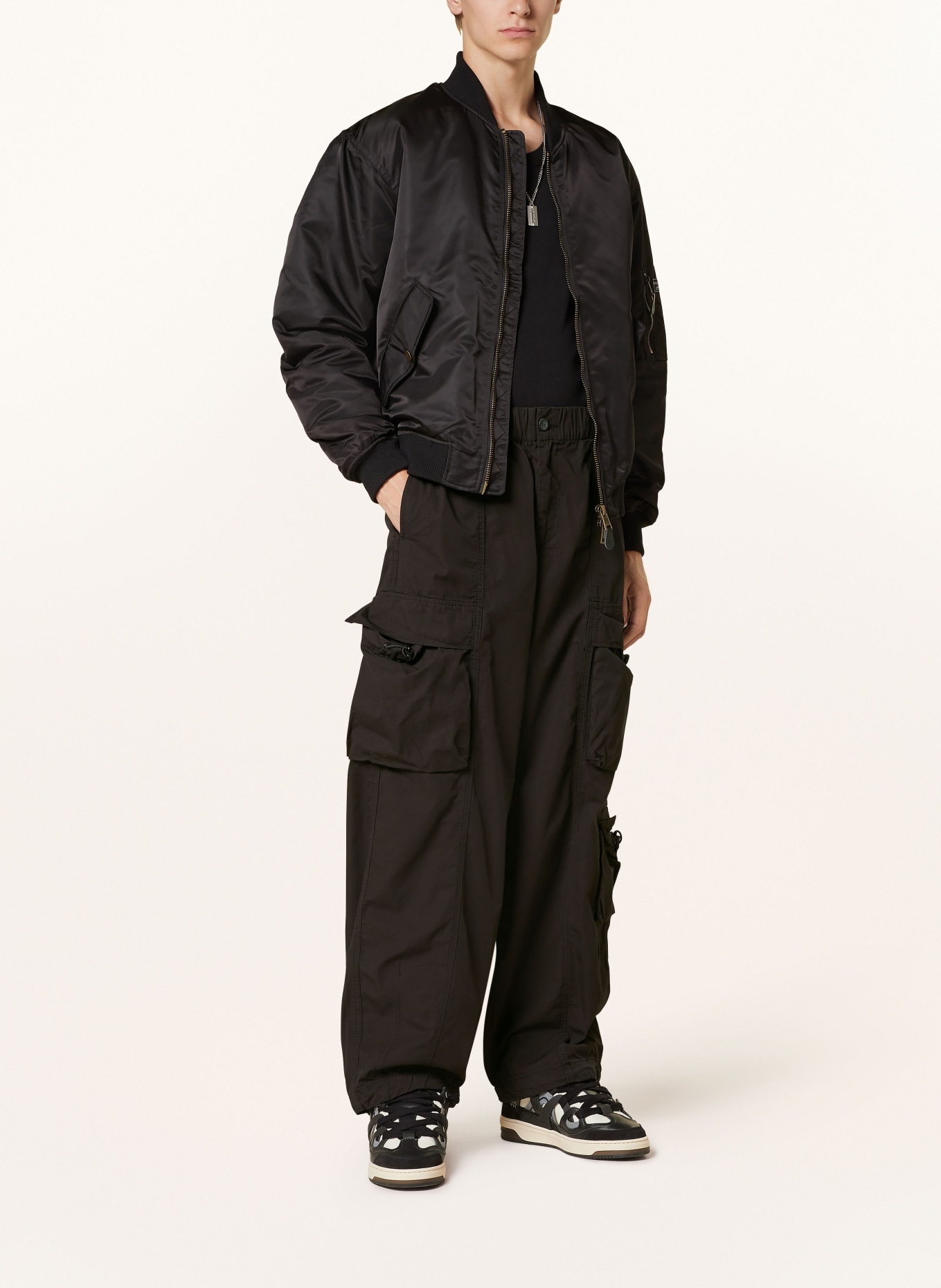 PREACH Bojówki: CZARNY