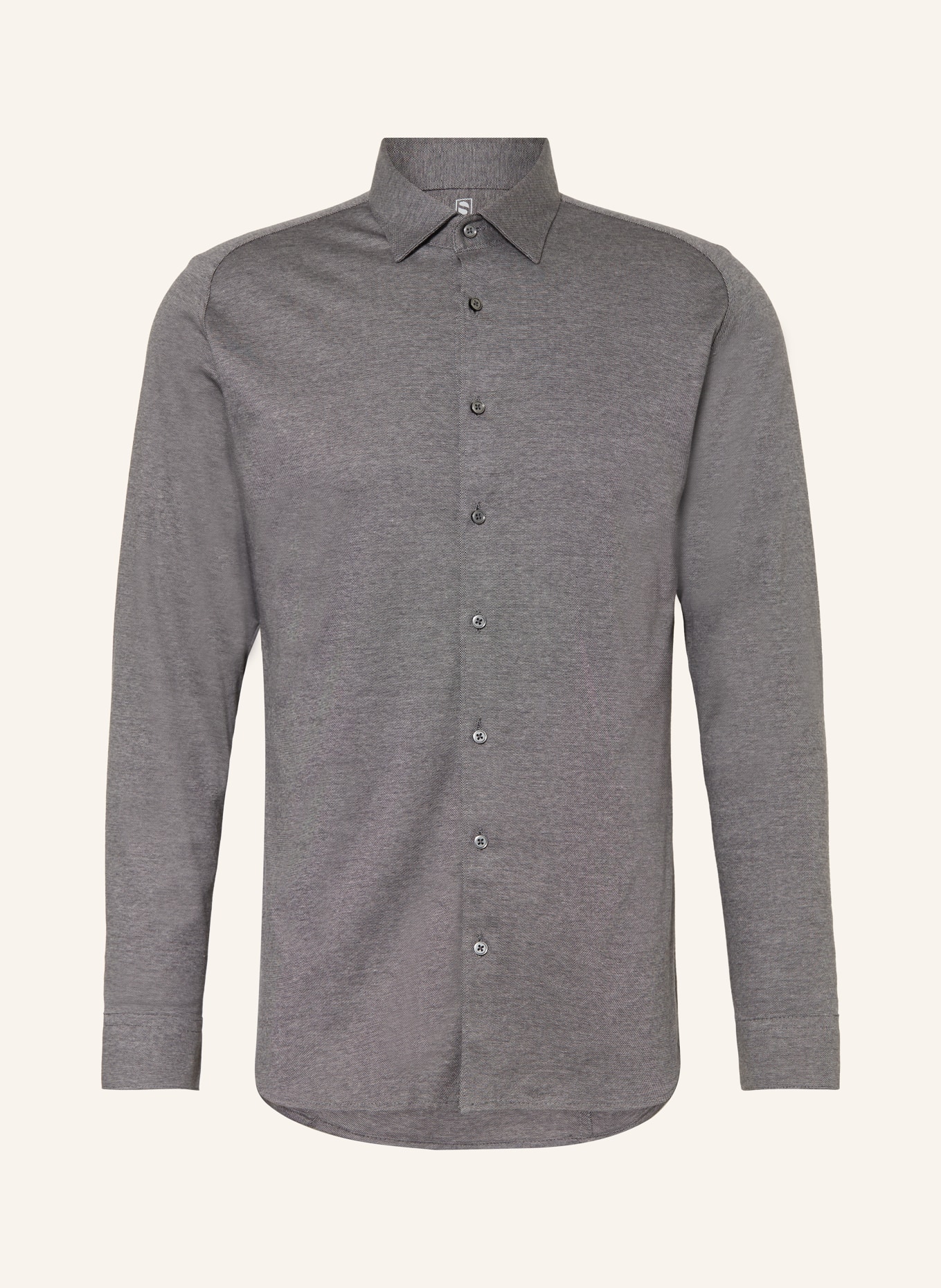 DESOTO Jersey shirt slim fit, Color: DARK GRAY (Image 1)