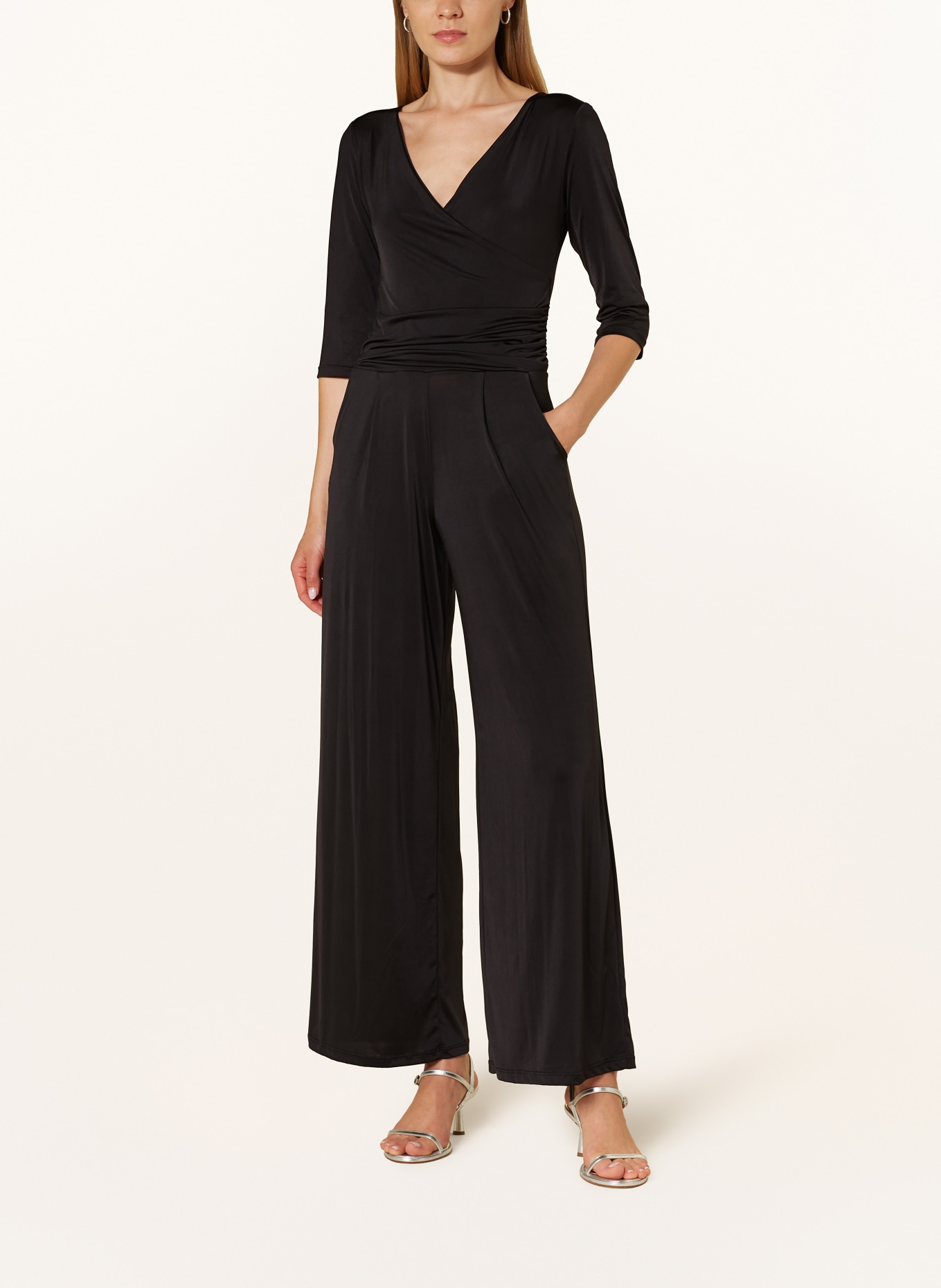 marivie Jersey jumpsuit JUMP IN with 3 4 sleeves