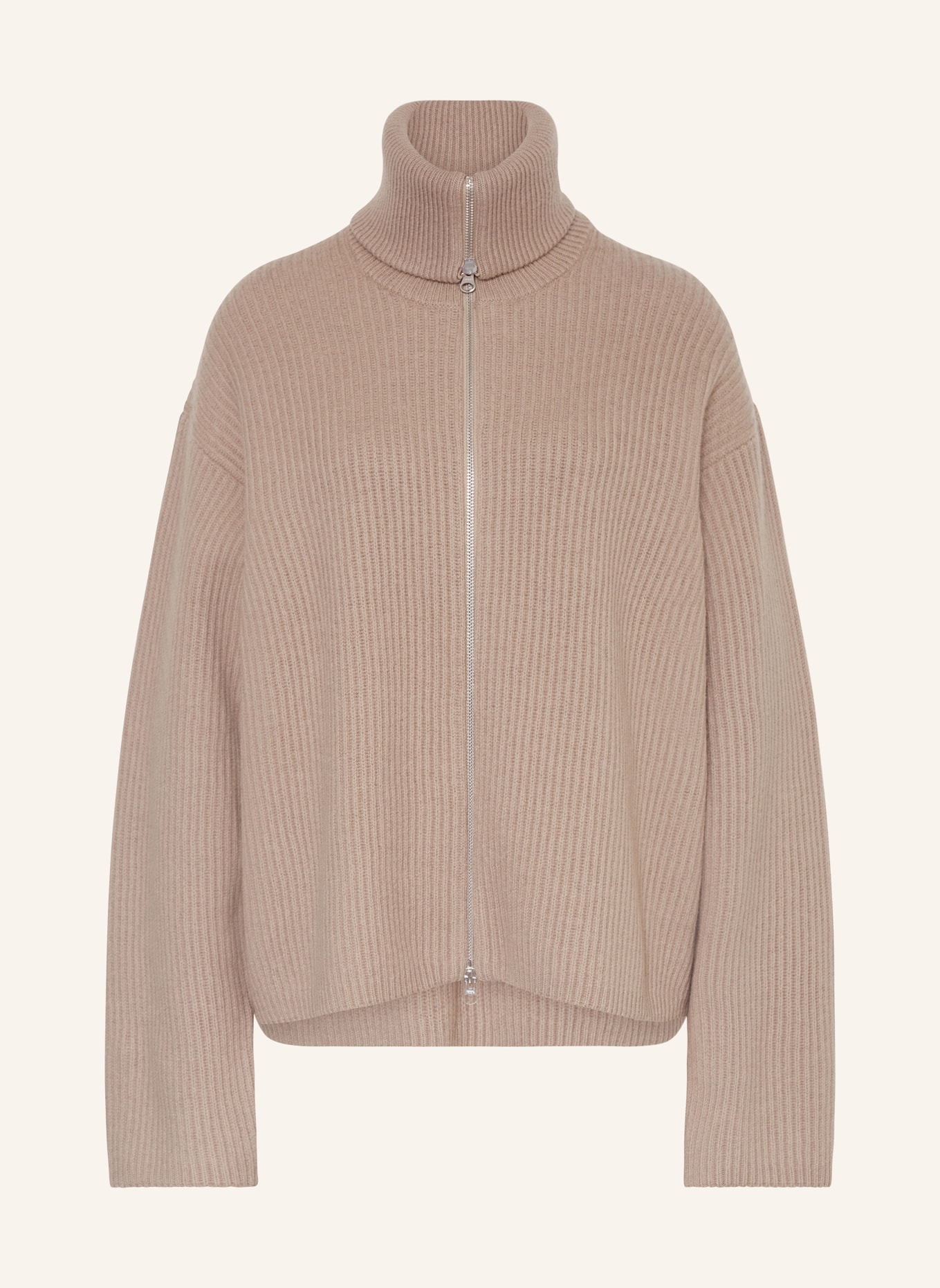 SAMSØE SAMSØE Oversized-Strickjacke NOVA: BEIGE