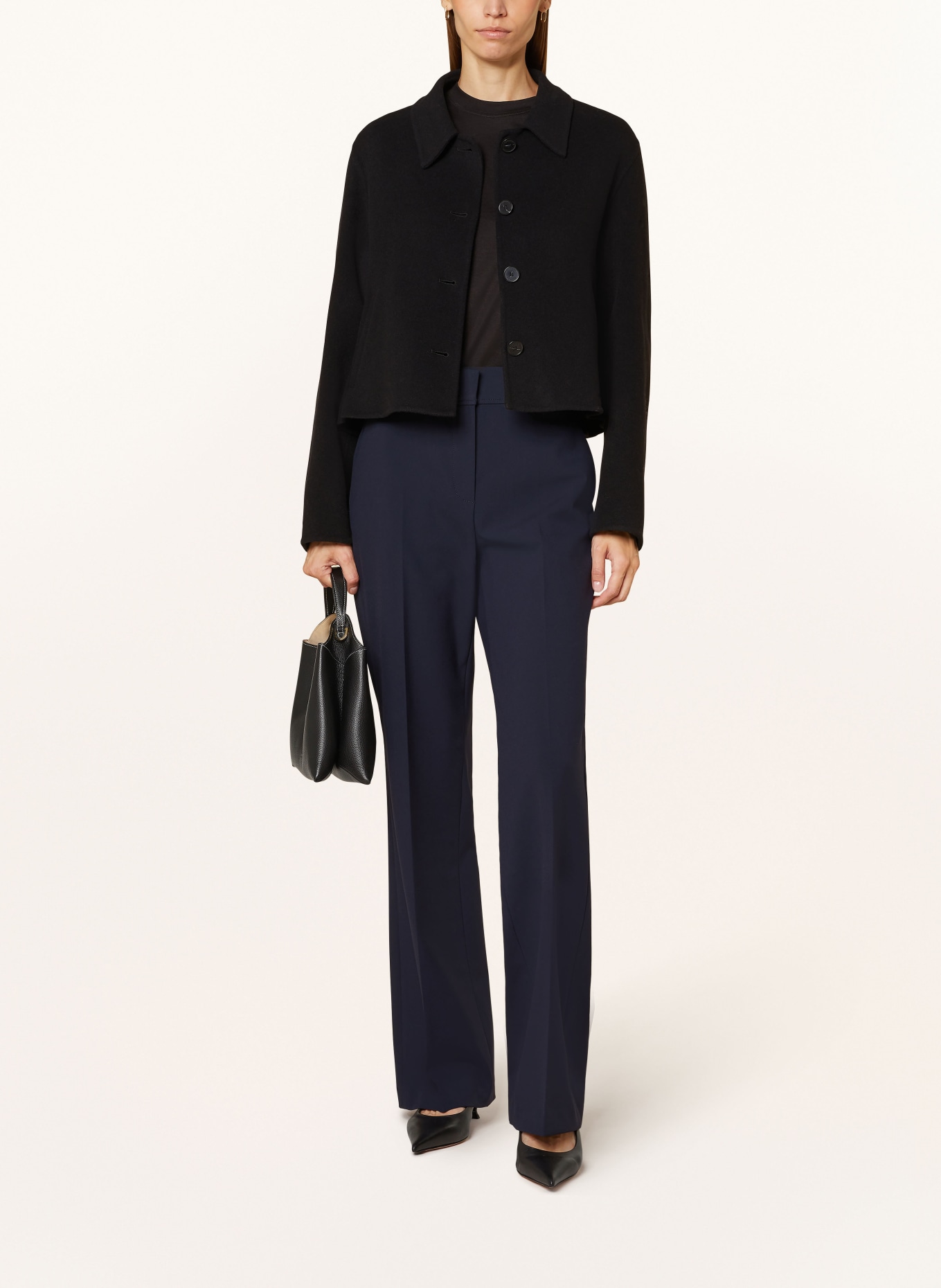 RAFFAELLO ROSSI Trousers GABINA, Color: DARK BLUE (Image 2)