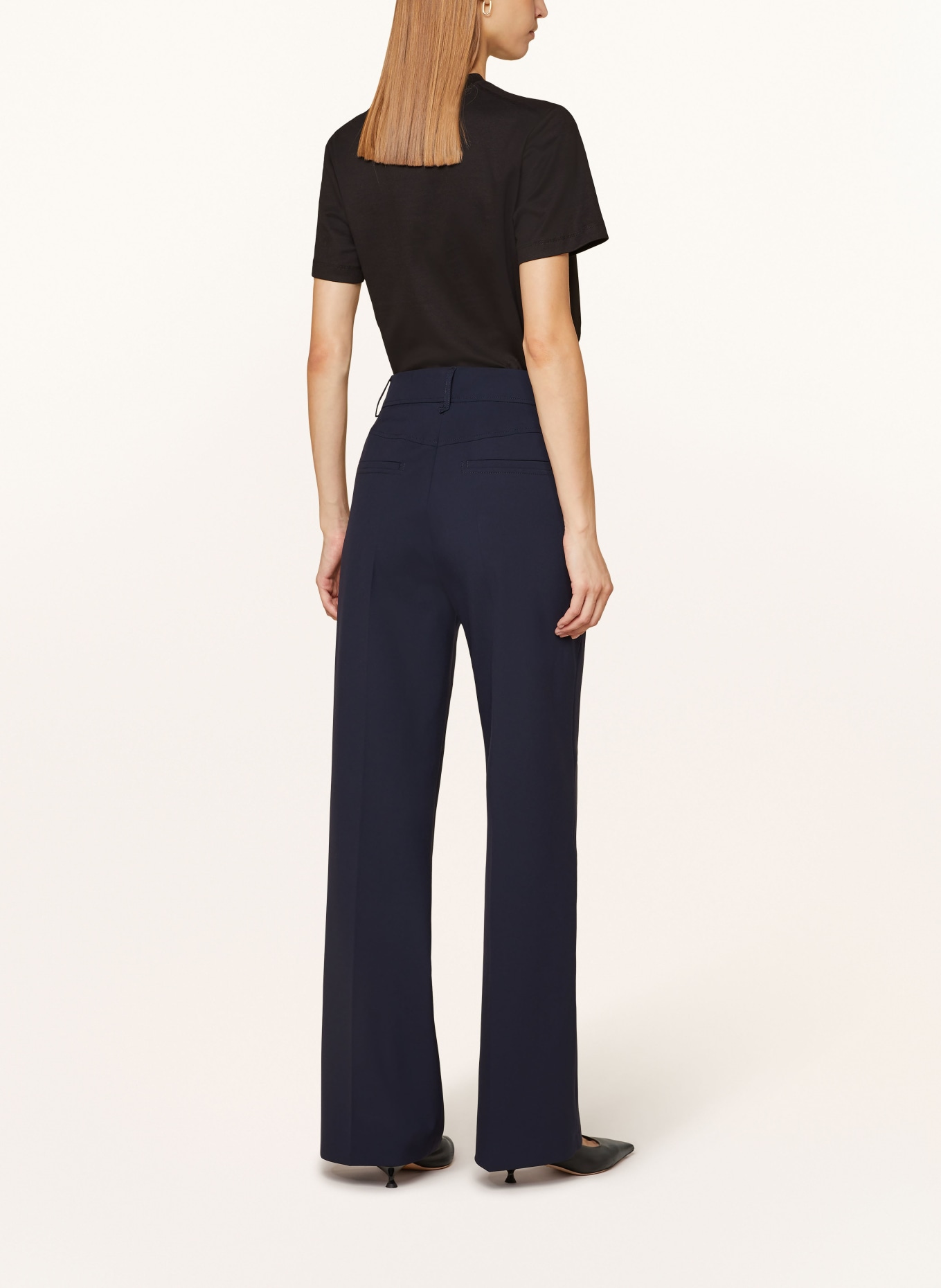 RAFFAELLO ROSSI Trousers GABINA, Color: DARK BLUE (Image 3)