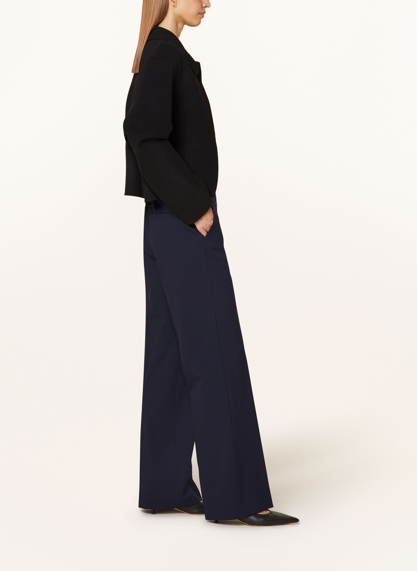 RAFFAELLO ROSSI Trousers GABINA, Color: DARK BLUE (Image 4)