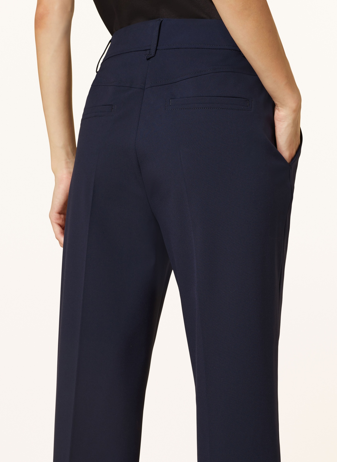 RAFFAELLO ROSSI Trousers GABINA, Color: DARK BLUE (Image 5)