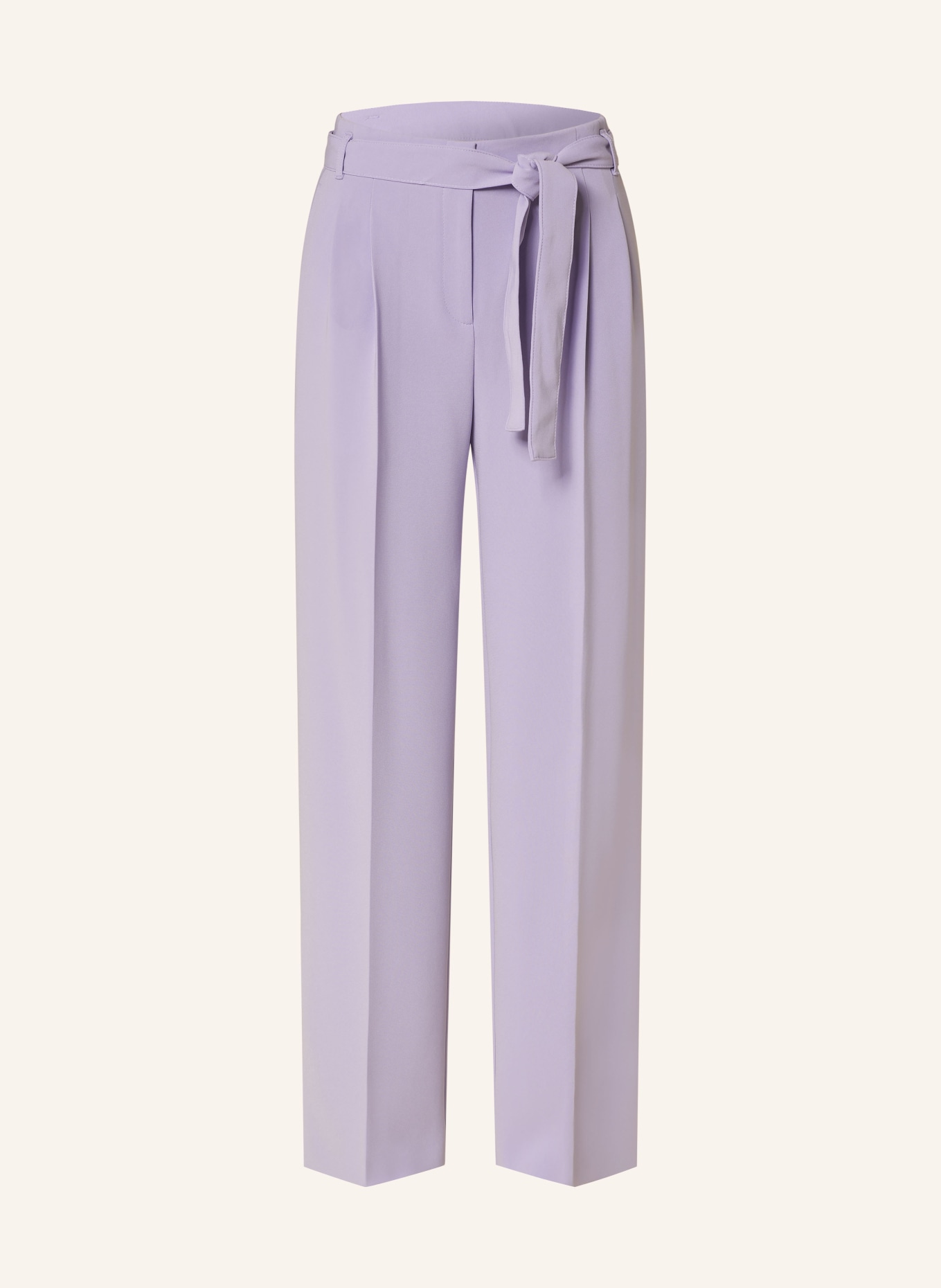 BOSS Wide leg trousers TAPIANA, Color: LIGHT PURPLE (Image 1)