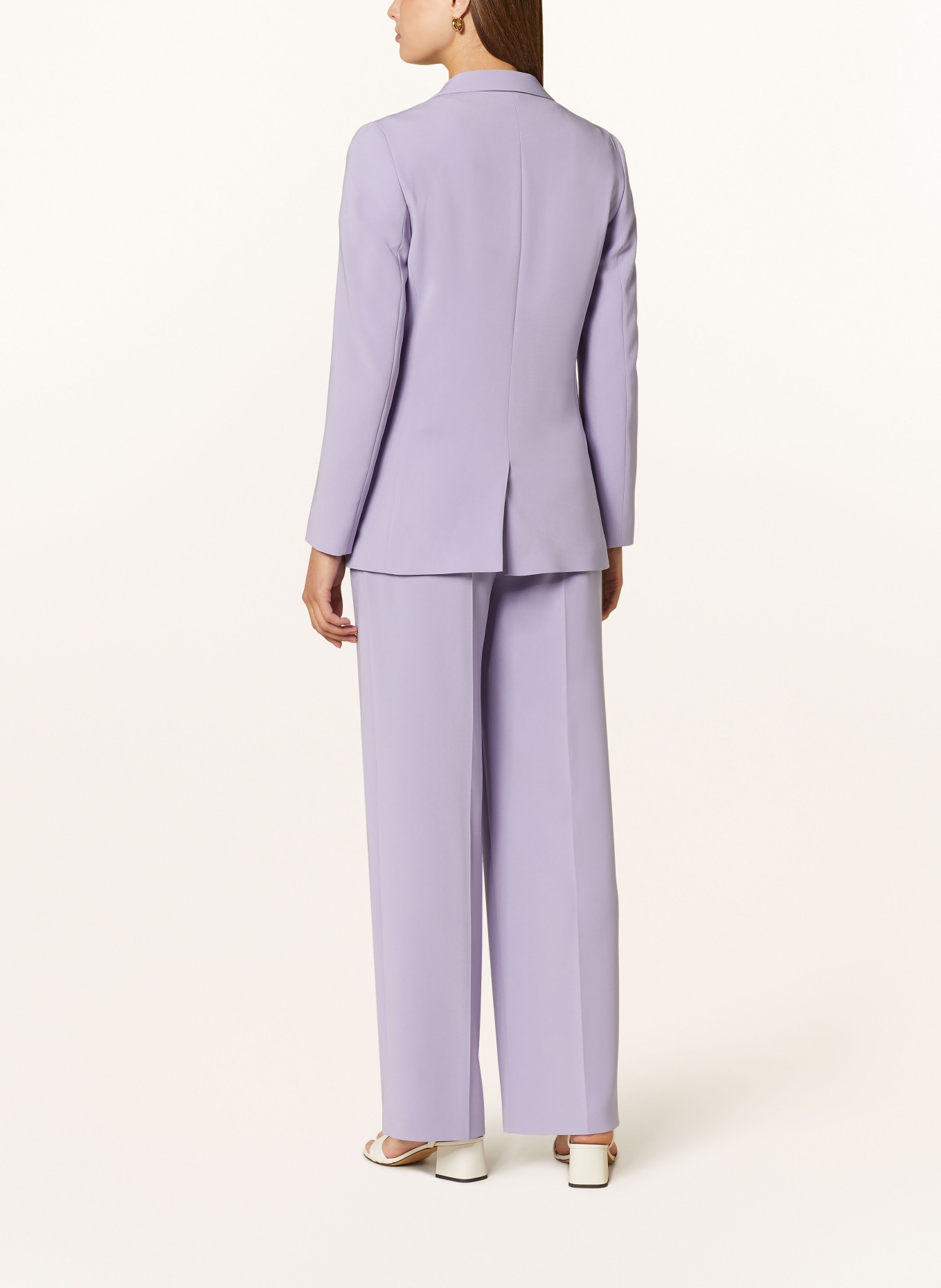 BOSS Wide leg trousers TAPIANA, Color: LIGHT PURPLE (Image 3)