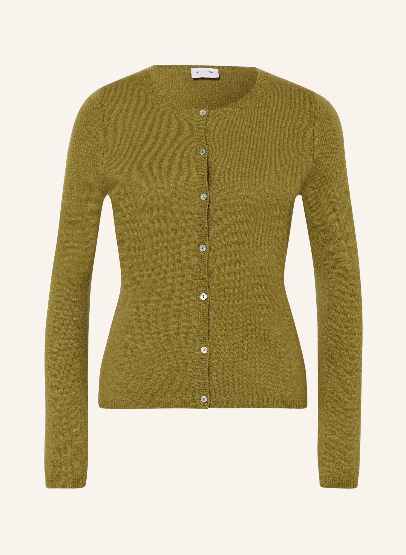 FTC CASHMERE Cashmere cardigan , Color: OLIVE (Image 1)