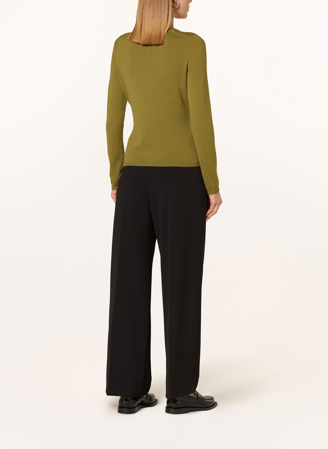 FTC CASHMERE Cashmere cardigan , Color: OLIVE (Image 3)