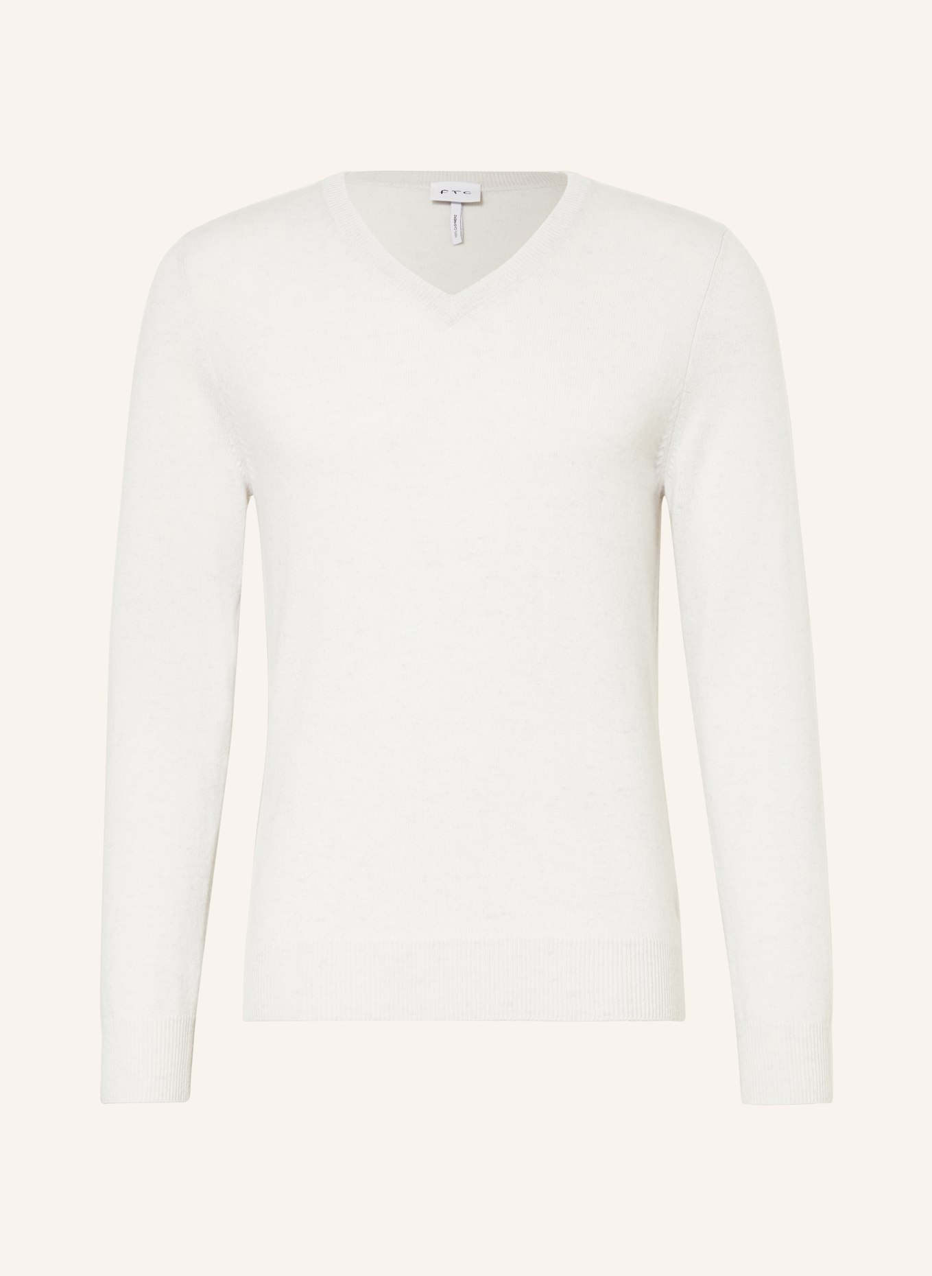 FTC CASHMERE Cashmere-Pullover, Farbe: WEISS (Bild 1)