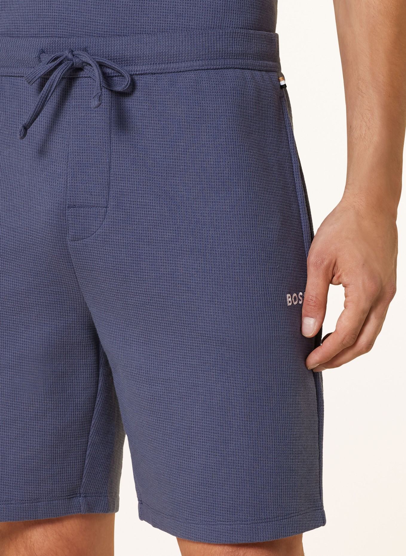 BOSS Lounge-Shorts, Farbe: BLAU (Bild 5)