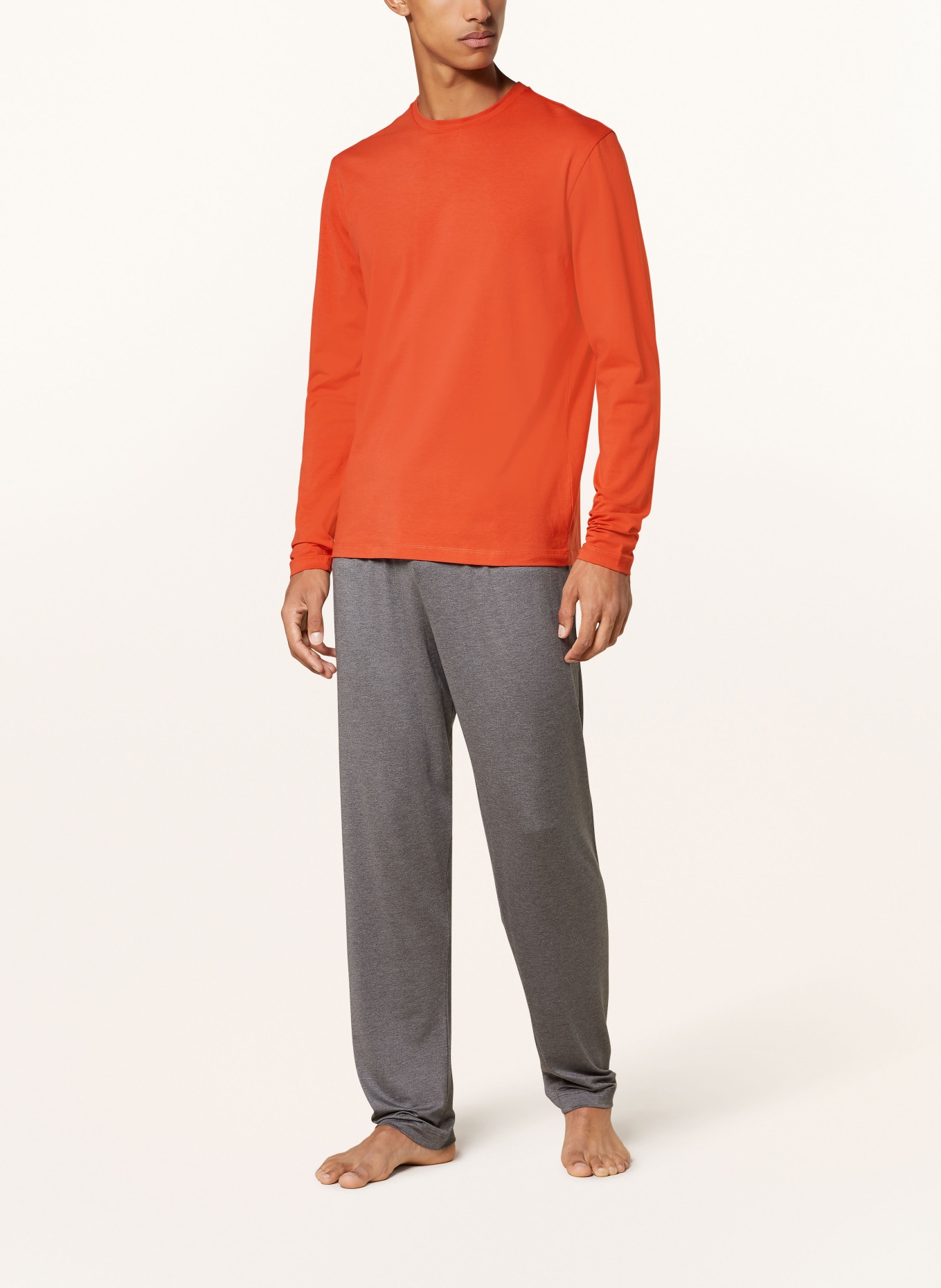 mey Lounge-Shirt Serie RELAX: ROT