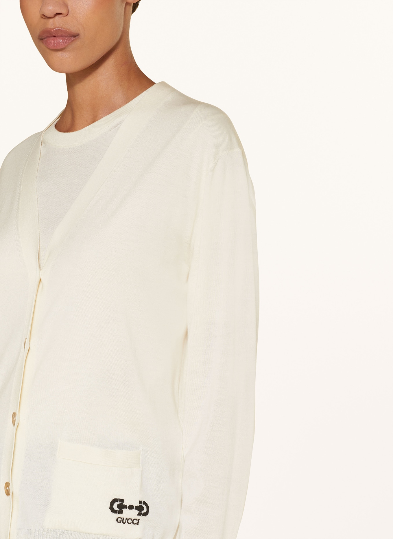 GUCCI Cardigan, Color: WHITE (Image 4)