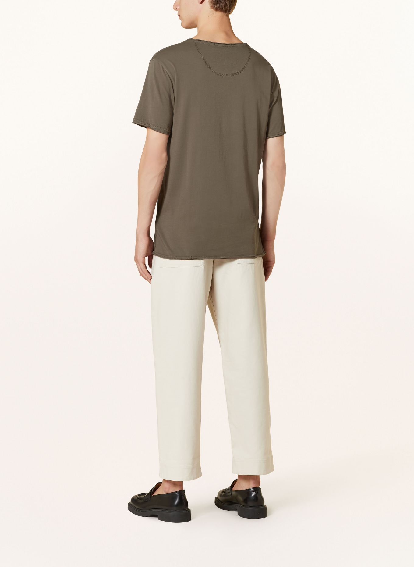 DRYKORN T-shirt KENDRICK, Color: KHAKI (Image 3)