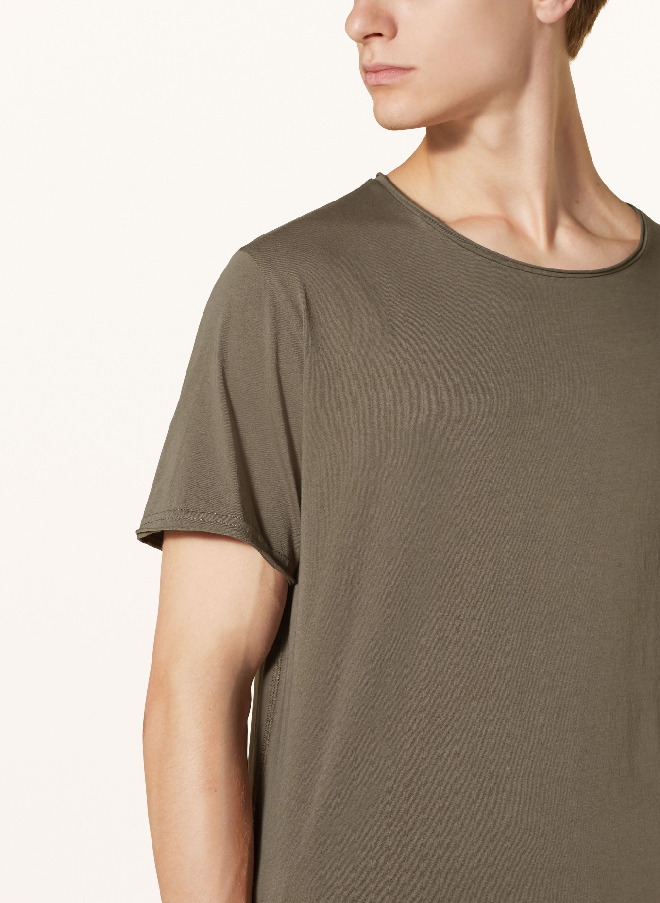 DRYKORN T-shirt KENDRICK, Color: KHAKI (Image 4)