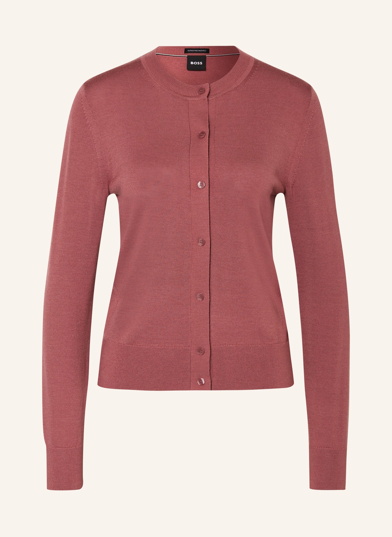 BOSS Cardigan FADENASI, Color: LIGHT RED (Image 1)