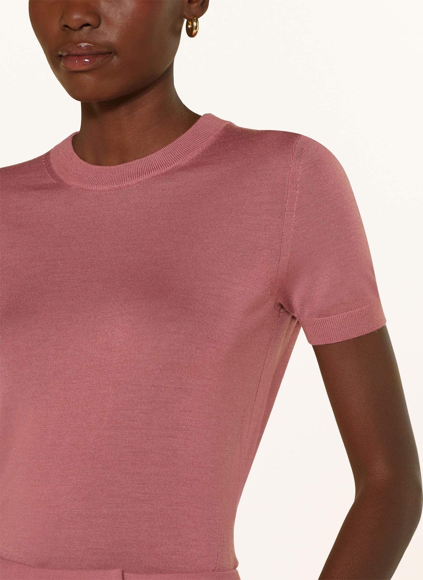 BOSS Strickshirt FALYSSIASI: HELLROT