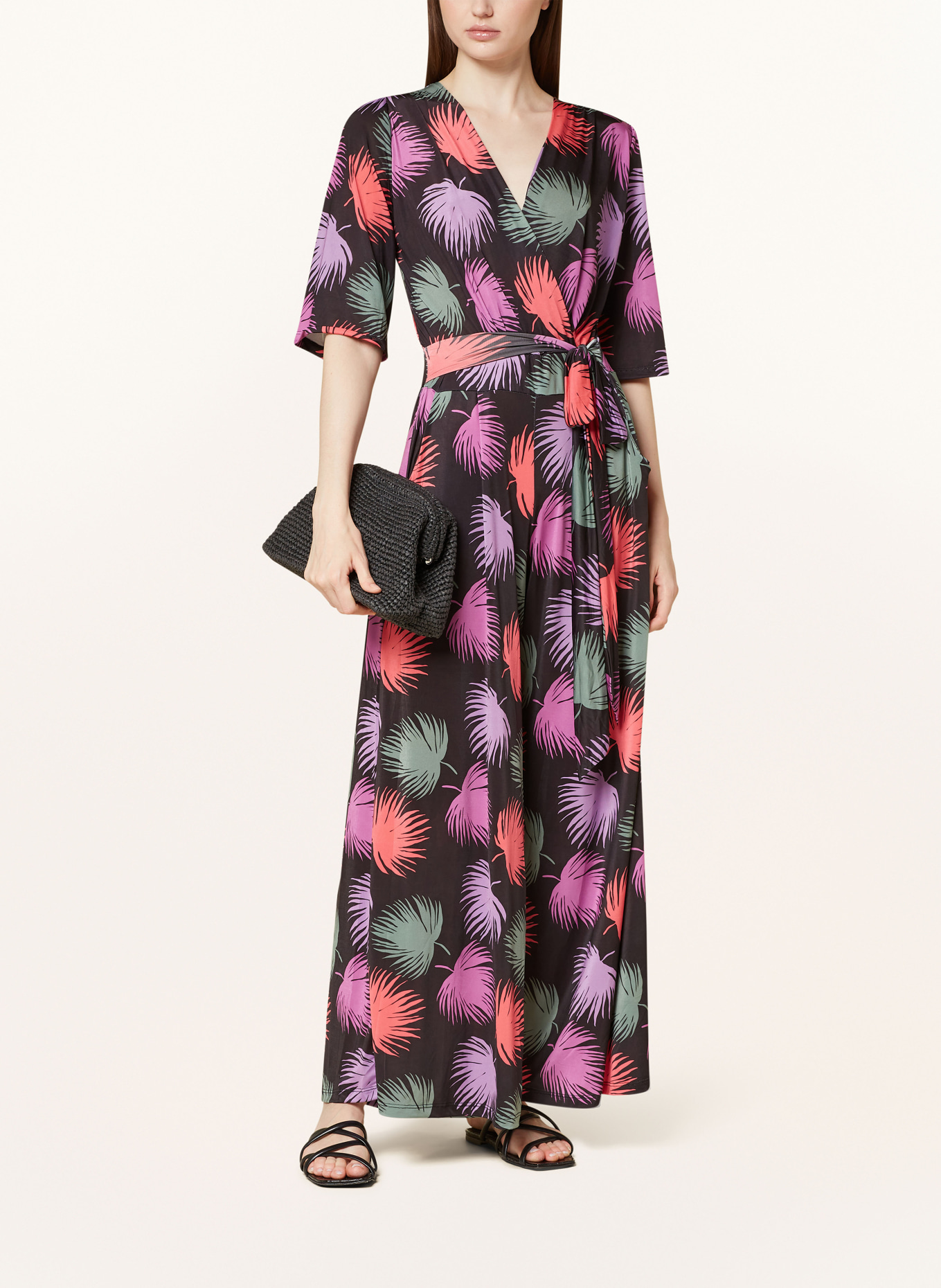 marivie Jumpsuit READY!, Color: BLACK/ OLIVE/ PINK (Image 2)