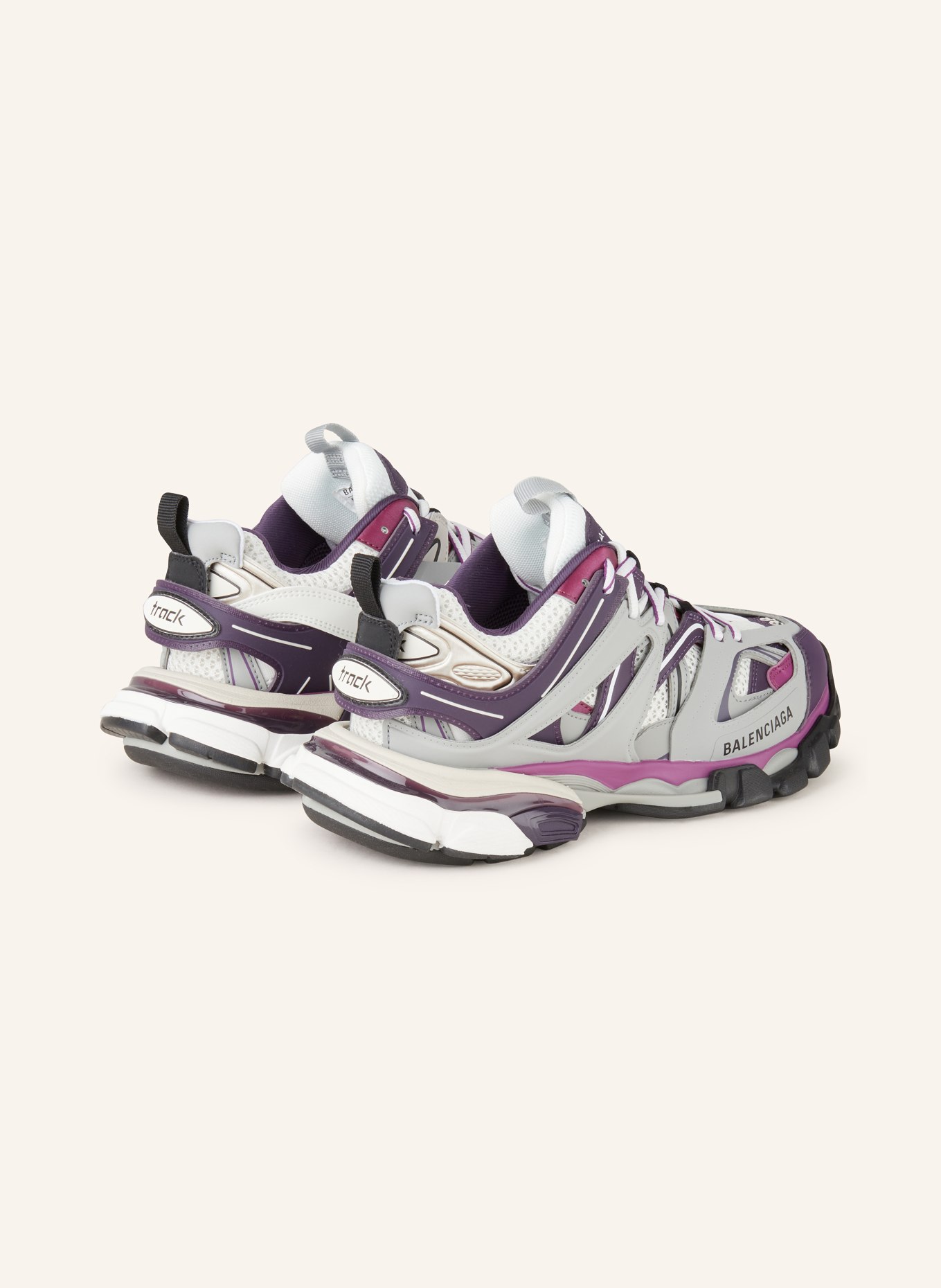 BALENCIAGA Sneaker TRACK: GRAU / LILA / FUCHSIA