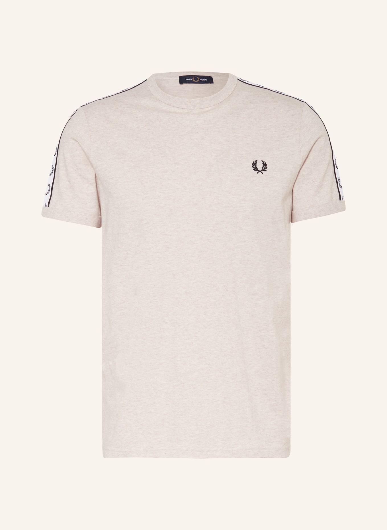 FRED PERRY T-Shirt, Farbe: HELLBRAUN (Bild 1)