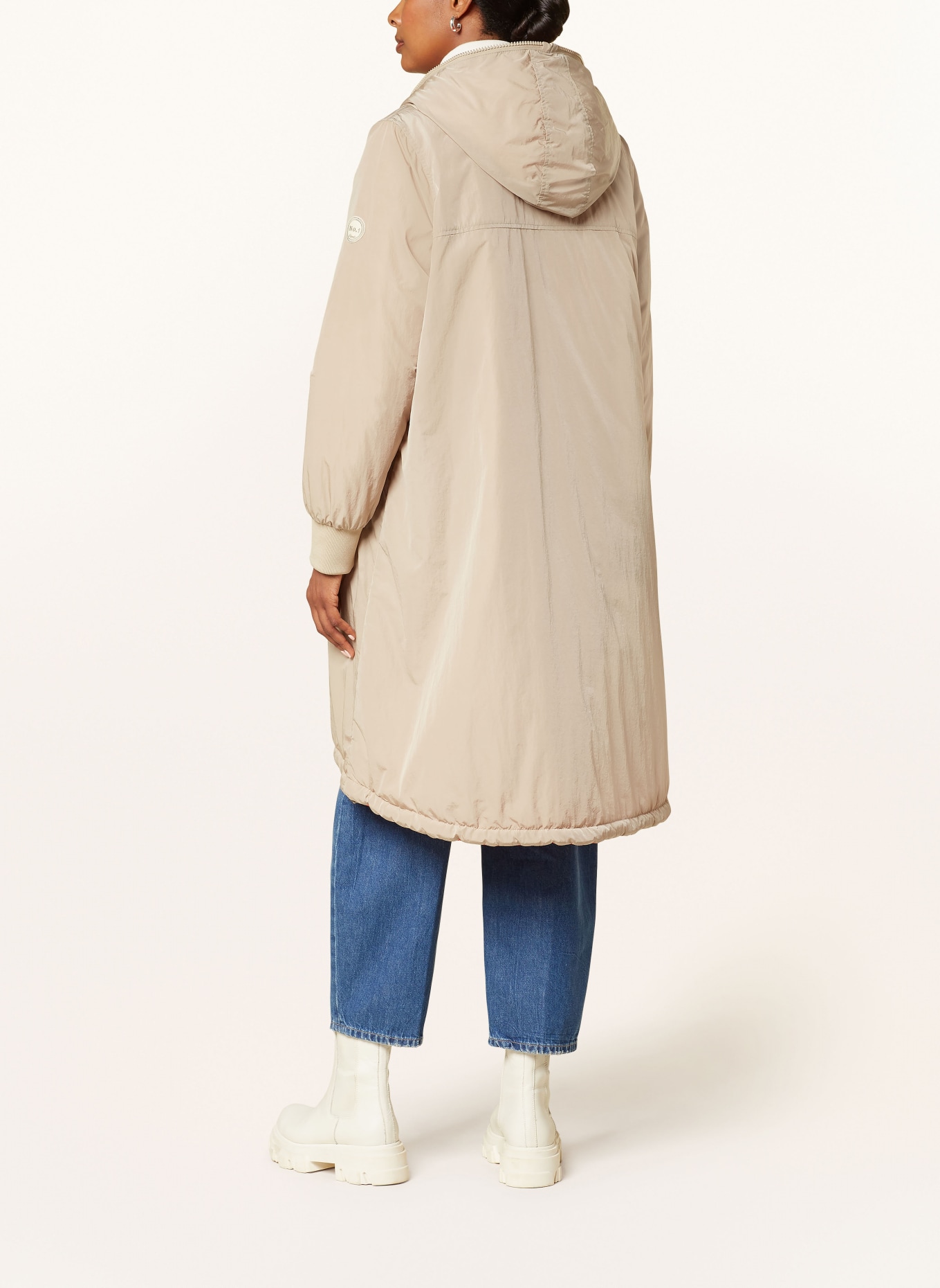 No.1 Como Parka NORA zum Wenden, Farbe: BEIGE/ ORANGE (Bild 3)