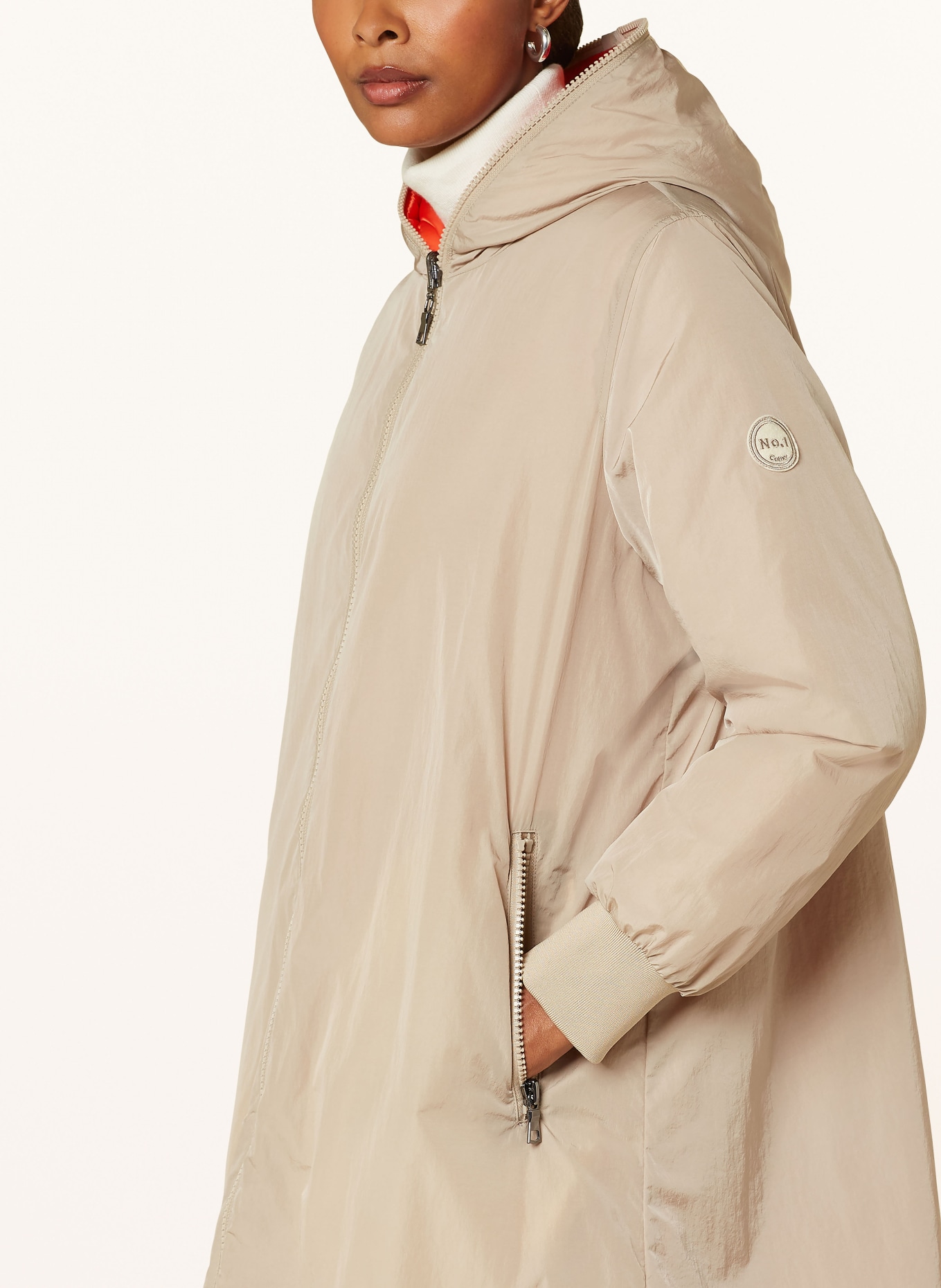 No.1 Como Parka NORA zum Wenden, Farbe: BEIGE/ ORANGE (Bild 6)