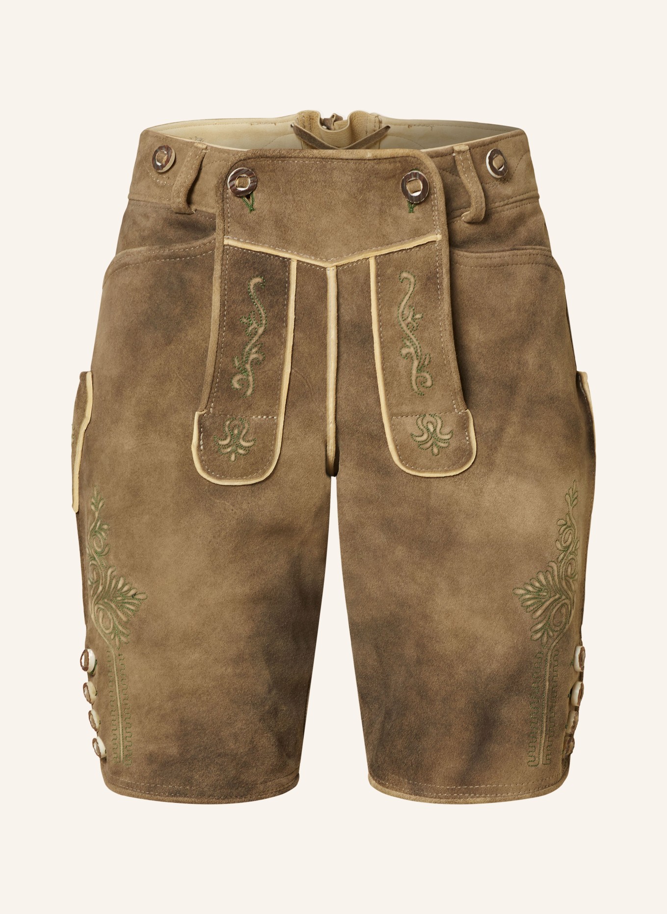 OSTARRICHI Trachten-Lederhose DONAU: BRAUN