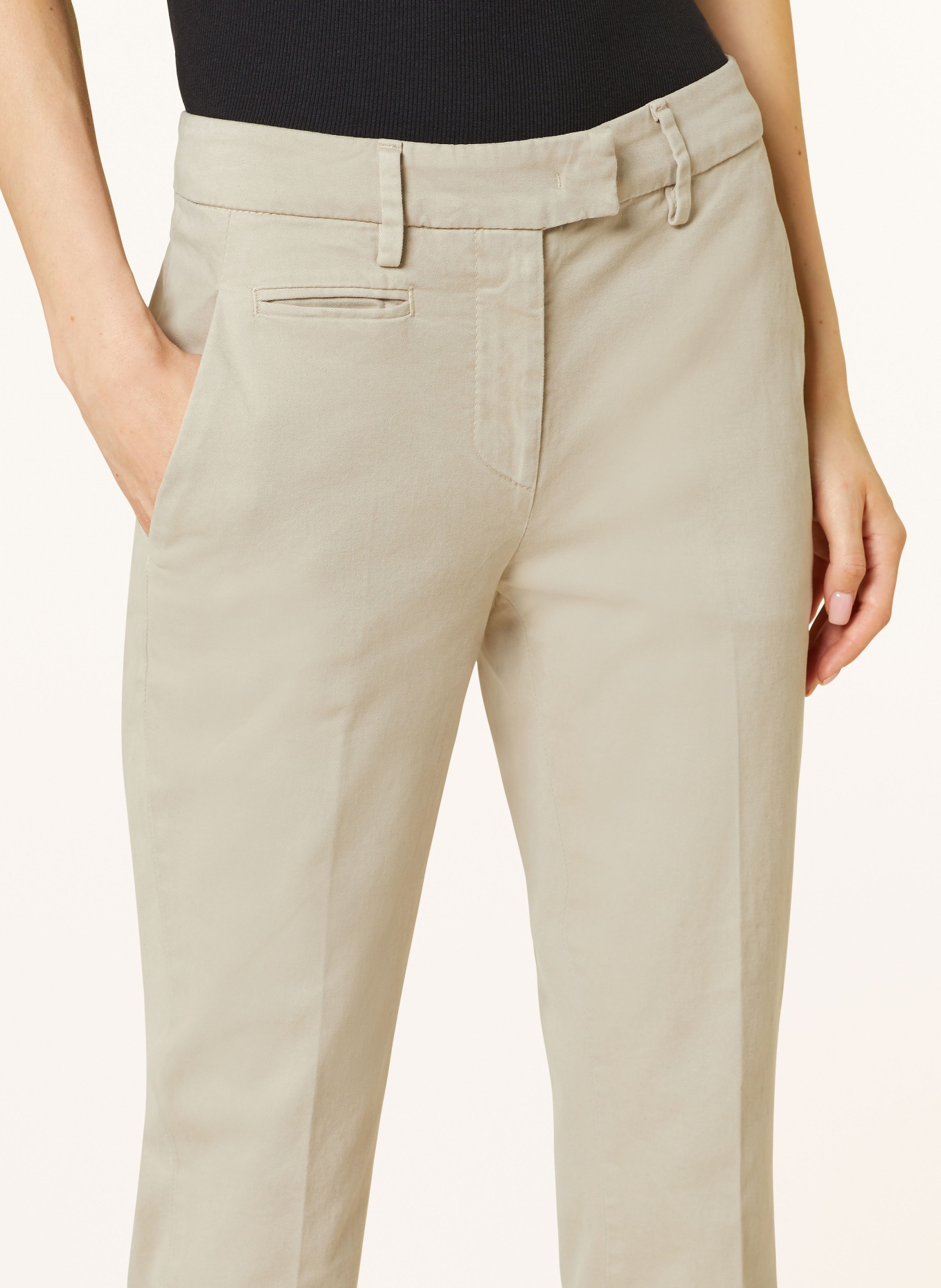 Dondup Pants PERFECT, Color: CREAM (Image 5)