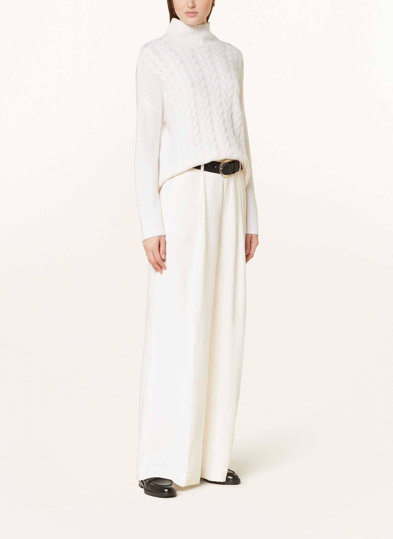 LAUREN RALPH LAUREN Wide leg trousers, Color: CREAM (Image 2)