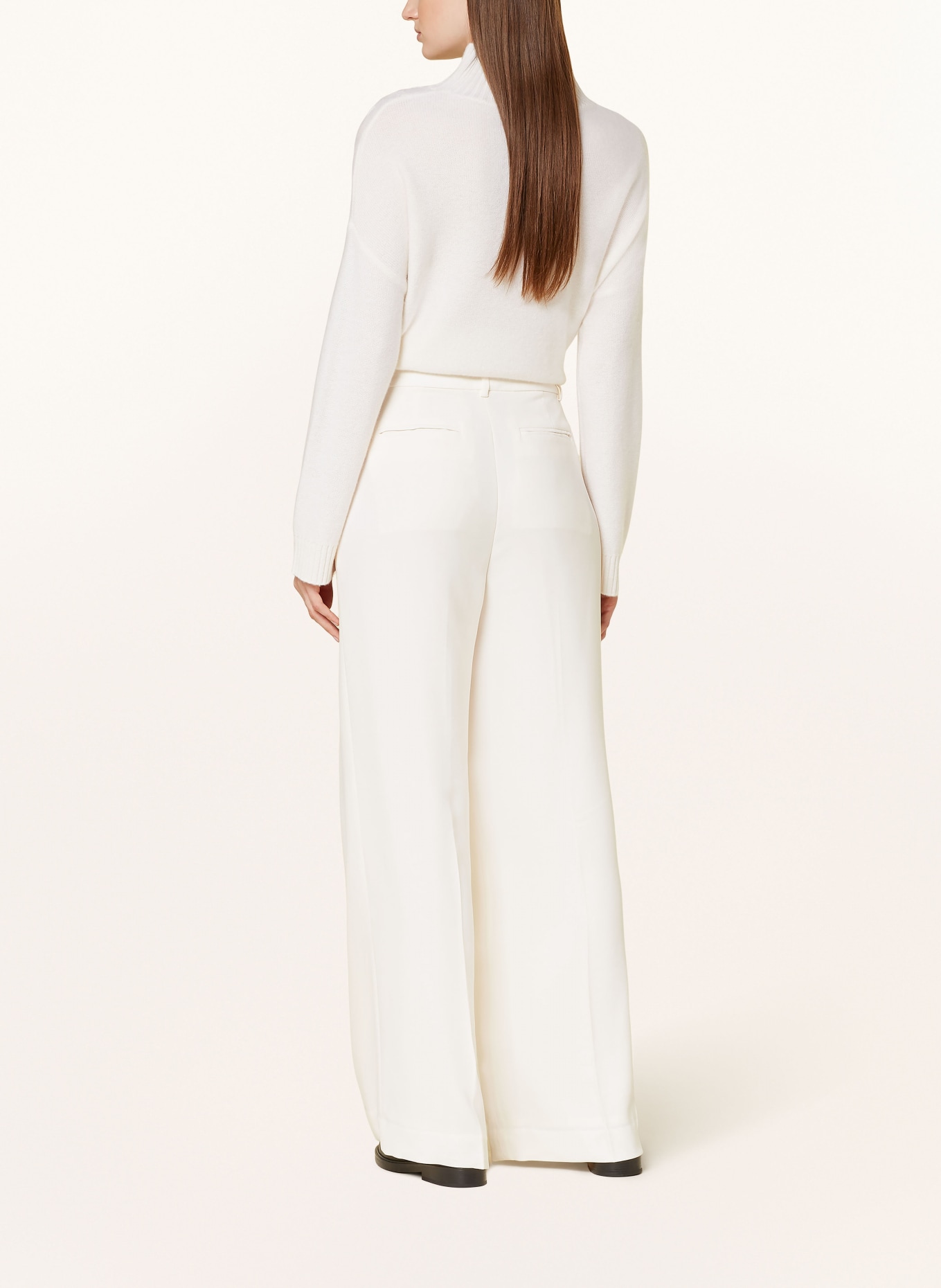 LAUREN RALPH LAUREN Wide leg trousers, Color: CREAM (Image 3)