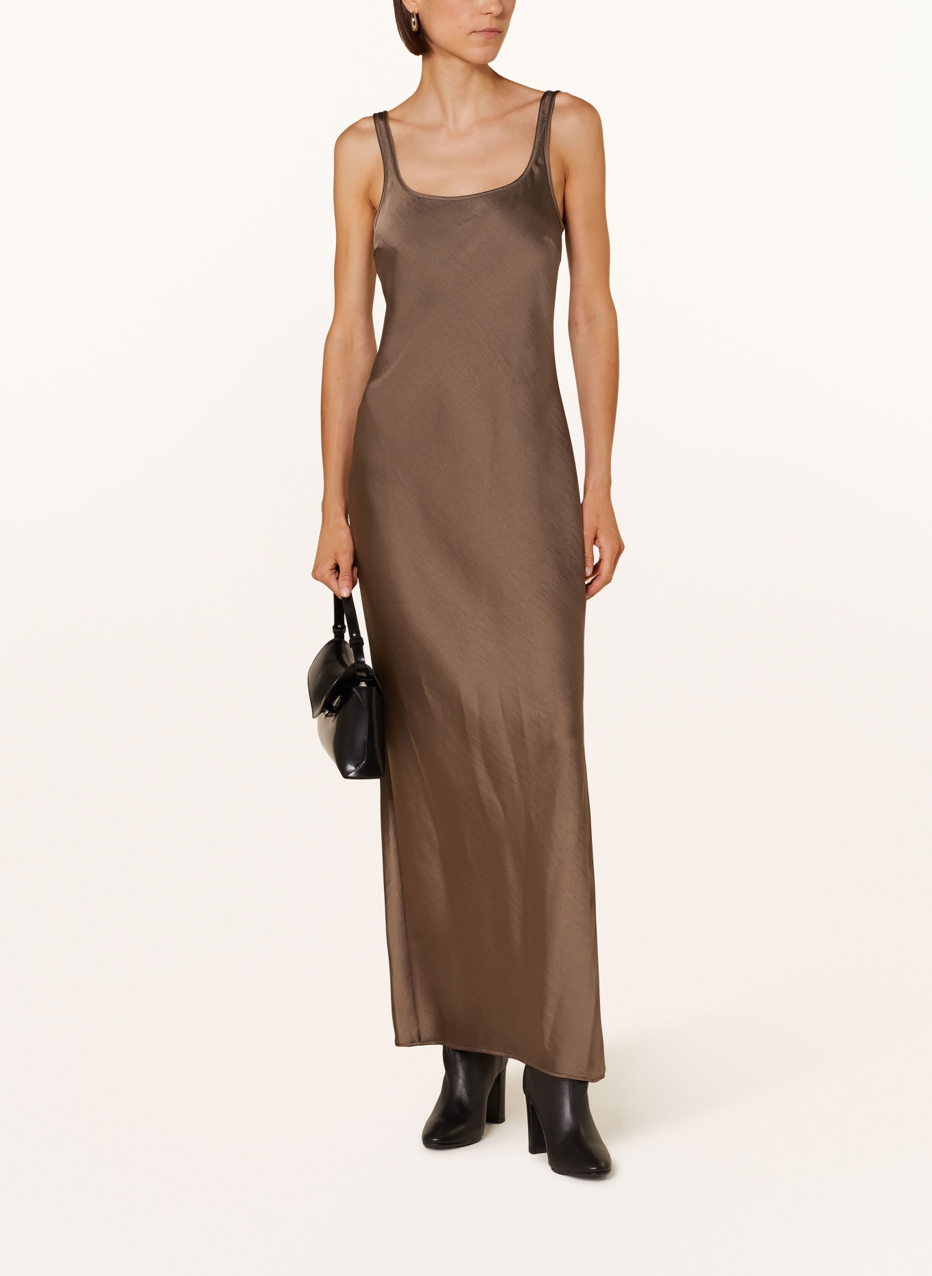 SAMSØE  SAMSØE Satinkleid SUNNA: KHAKI