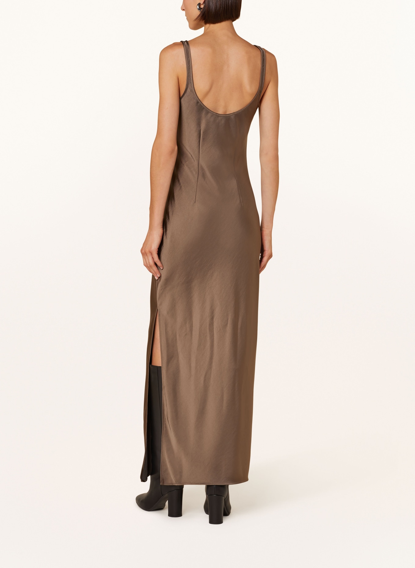 SAMSØE  SAMSØE Satinkleid SUNNA: KHAKI