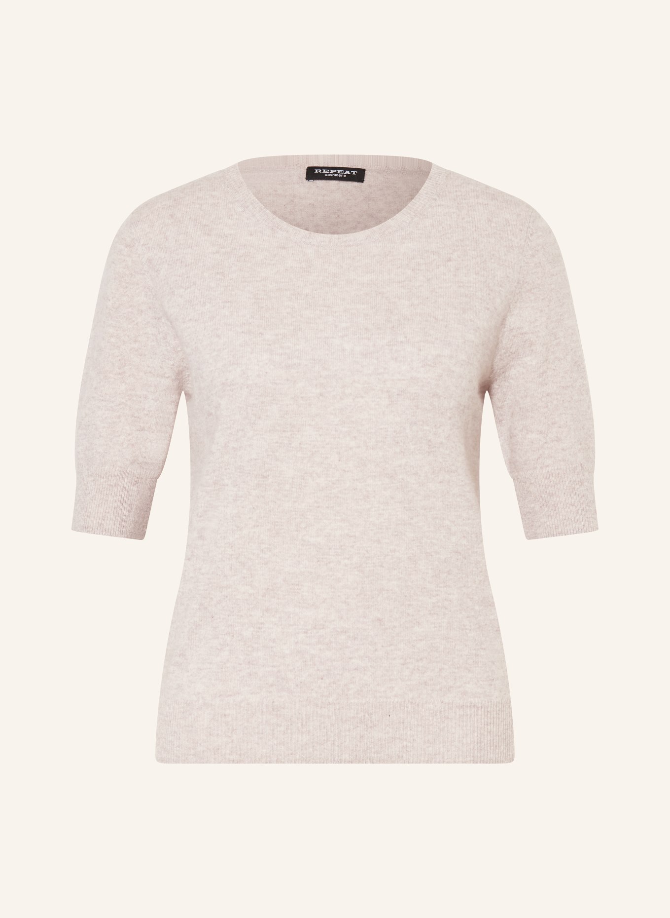 REPEAT Strickshirt aus Cashmere: BEIGE