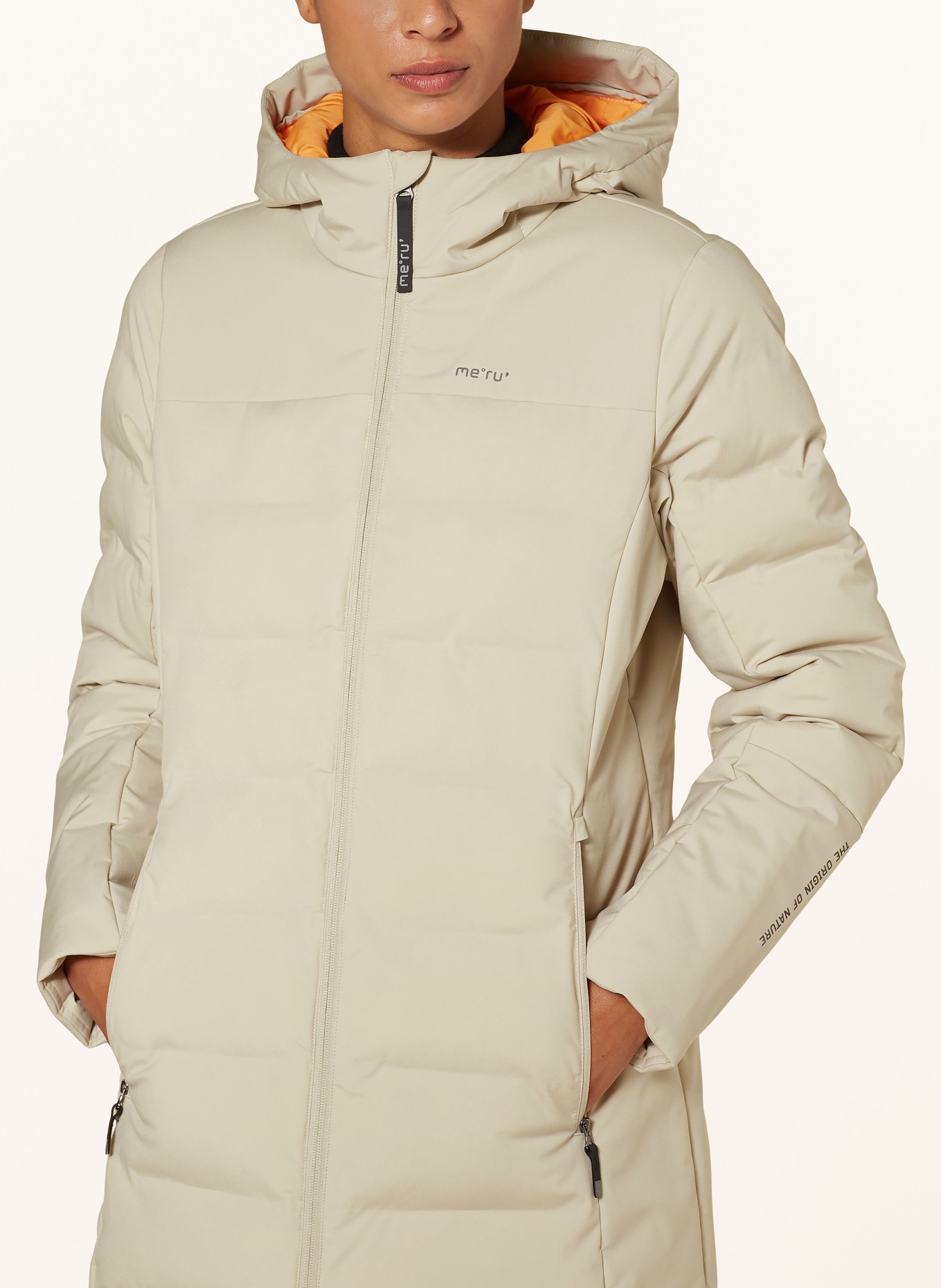 me°ru' Manteau matelassé UDDEVALLA: ÉCRU