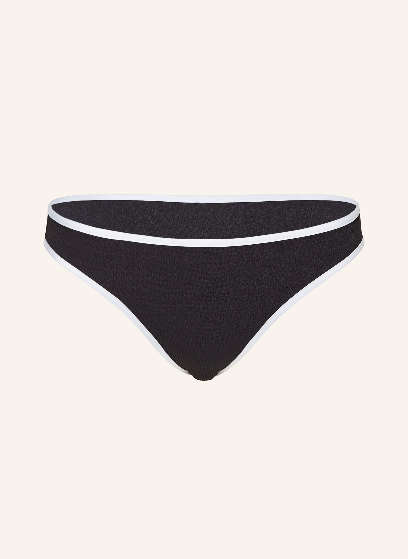 SEAFOLLY Basic-Bikini-Hose BEACH BOUND: SCHWARZ/ WEISS
