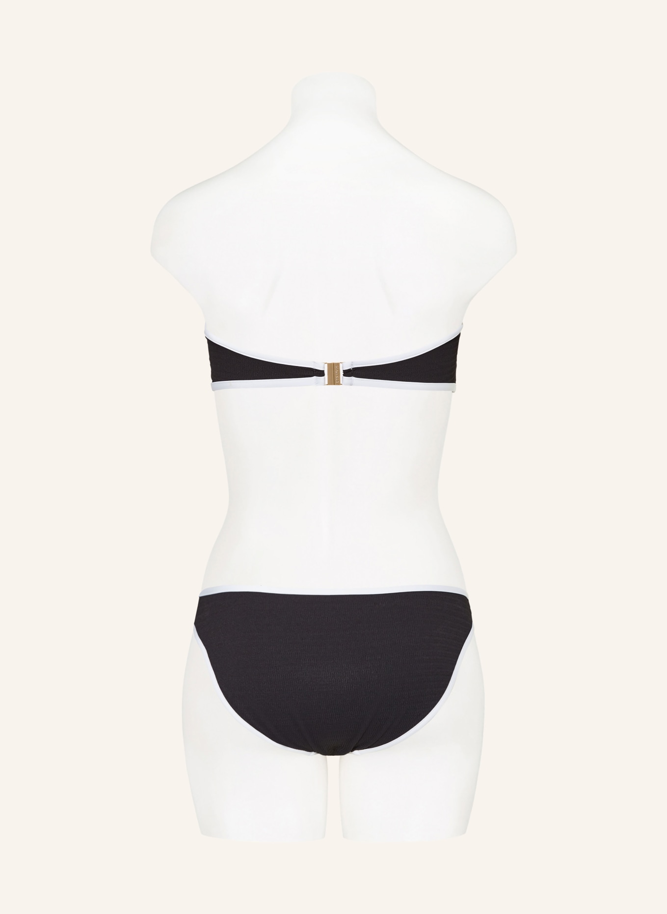 SEAFOLLY Basic-Bikini-Hose BEACH BOUND: SCHWARZ/ WEISS