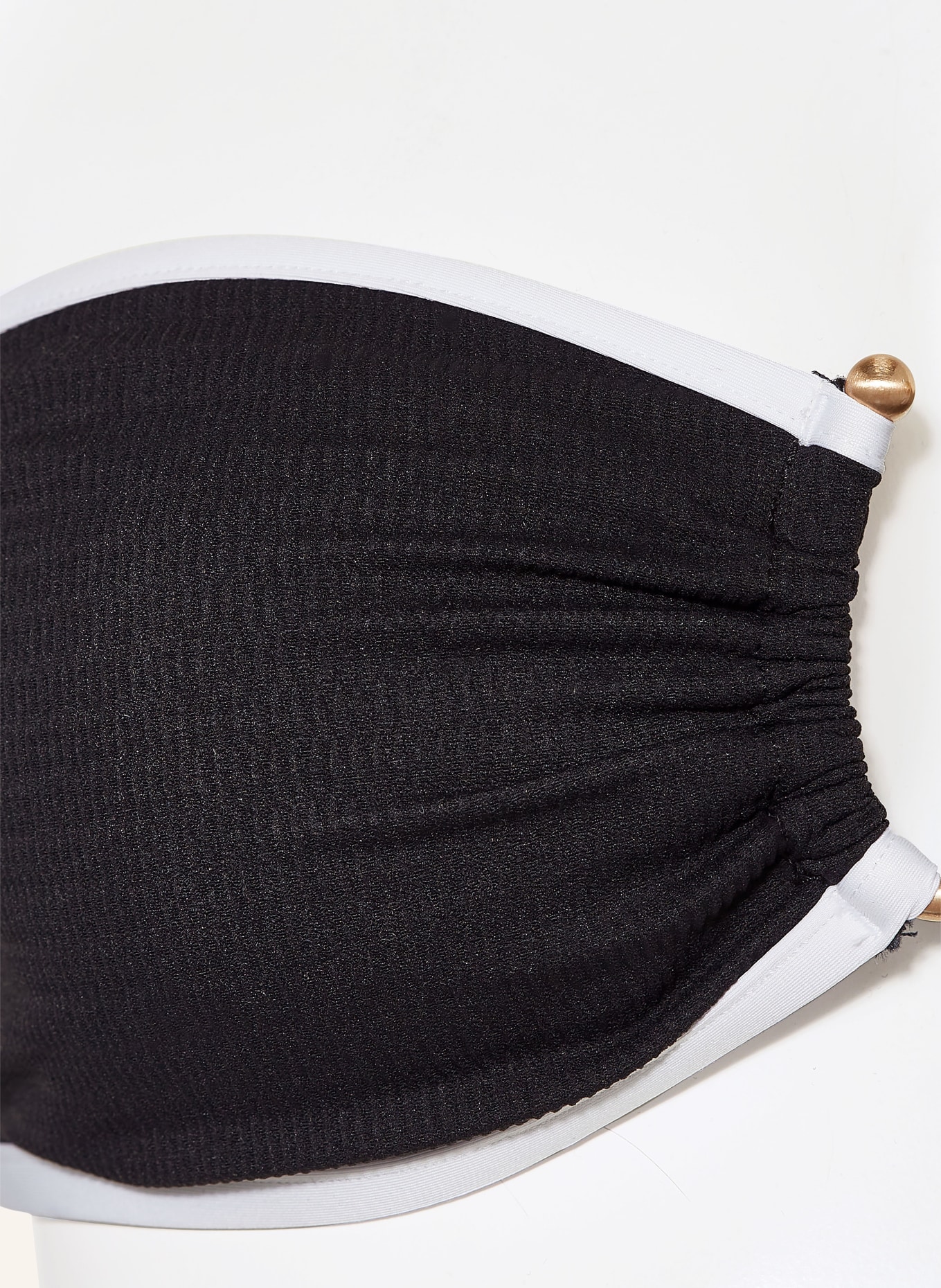 SEAFOLLY Bandeau-Bikini-Top BEACH BOUND: SCHWARZ/ WEISS