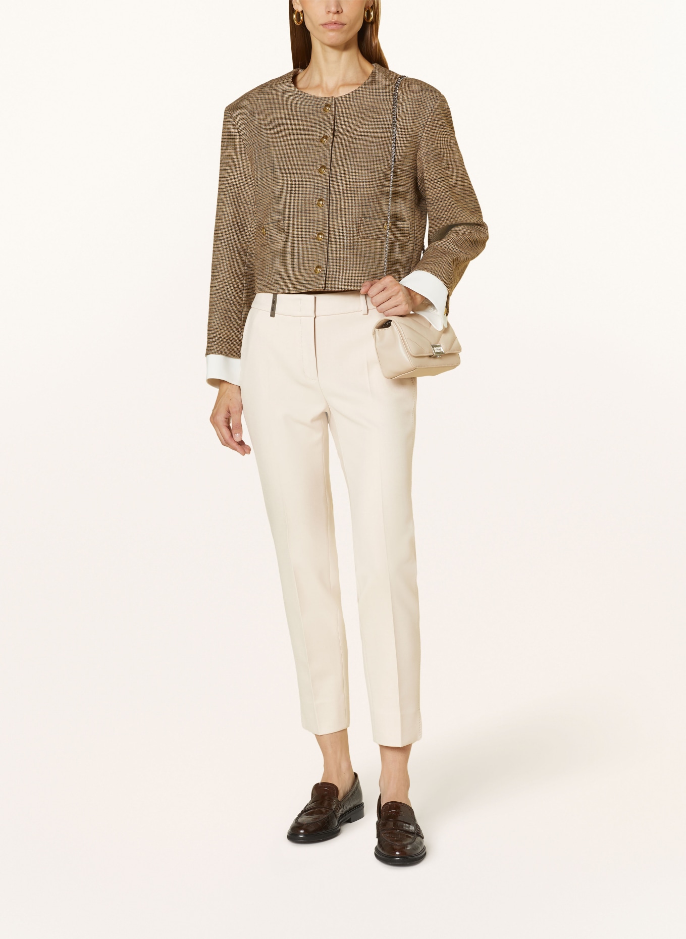 PESERICO Trousers, Color: CREAM (Image 2)