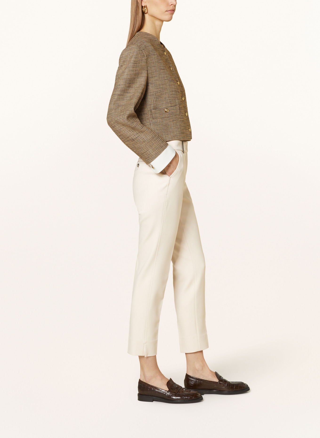 PESERICO Trousers, Color: CREAM (Image 4)