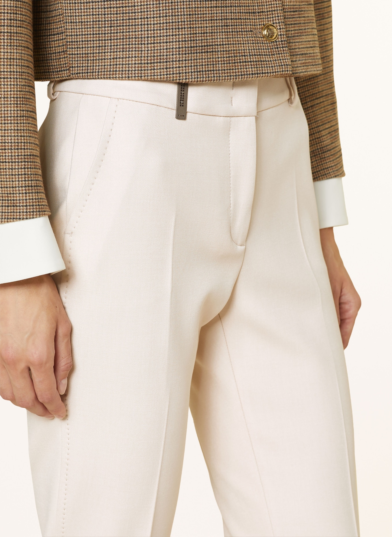 PESERICO Trousers, Color: CREAM (Image 5)