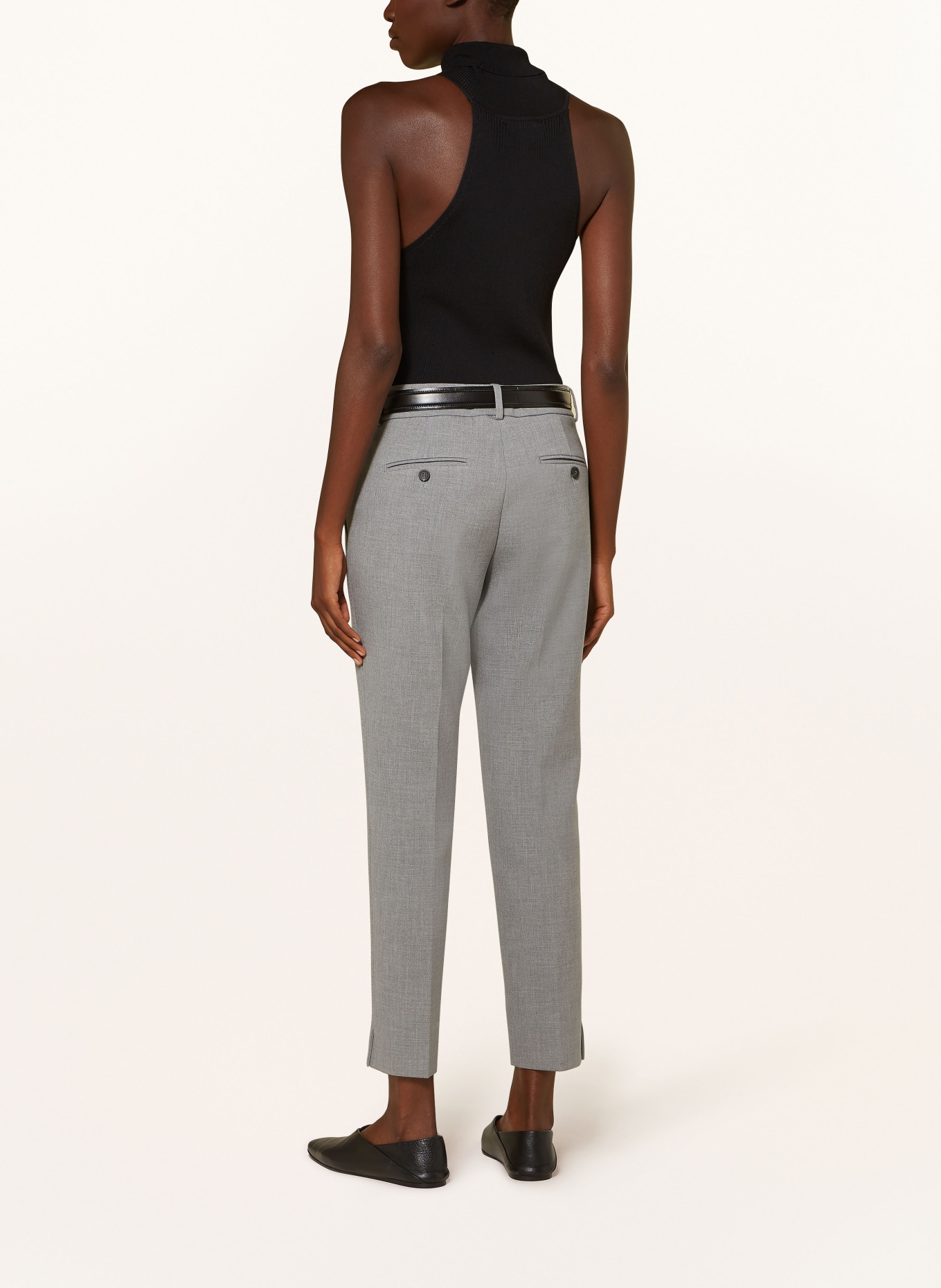 PESERICO Trousers, Color: LIGHT GRAY (Image 3)