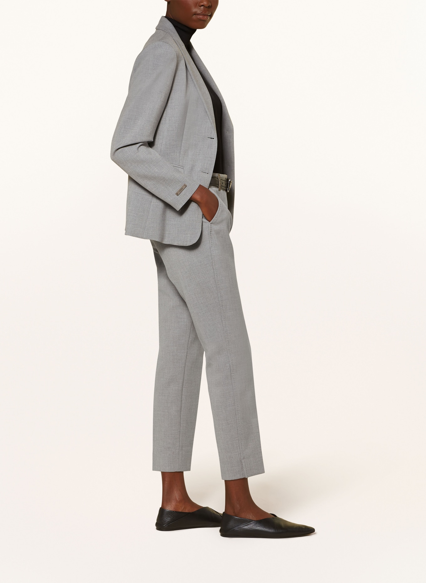 PESERICO Trousers, Color: LIGHT GRAY (Image 4)