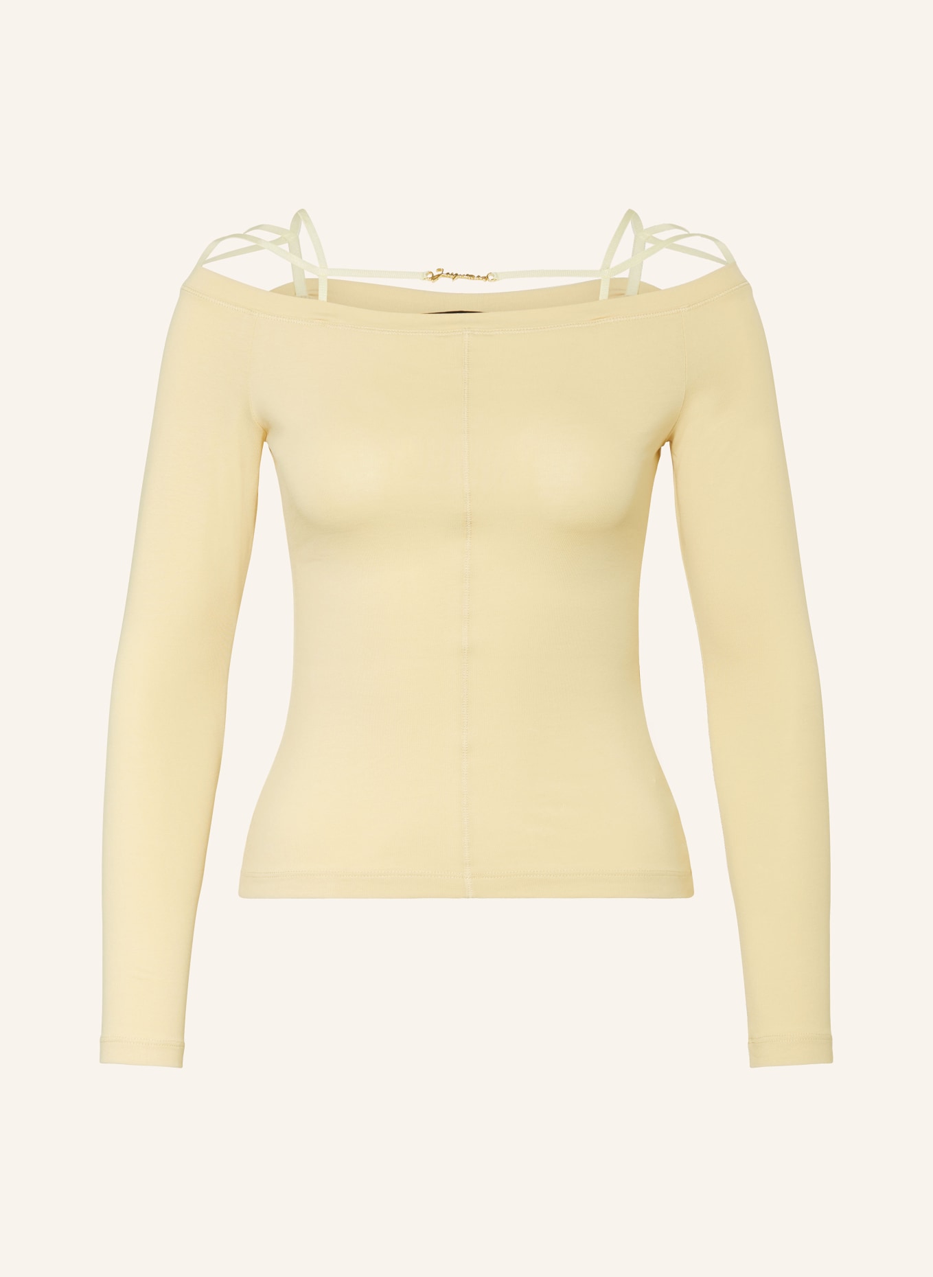 Jacquemus ジャックムス Le T-Shirt Sierra カットソー Jacquemus Le T-shirt Sierra トップ | ブラック | FARFETCH JP