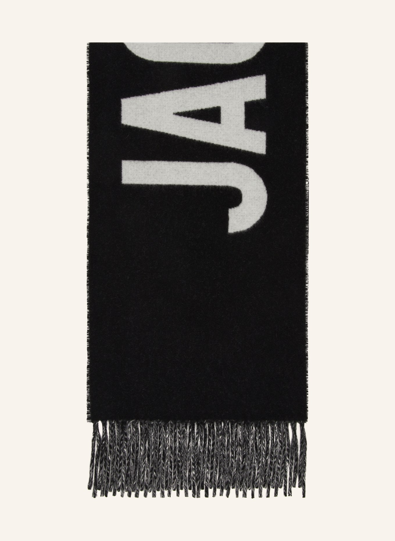 JACQUEMUS Schal L'ECHARPE JACQUEMUS: SCHWARZ/ GRAU